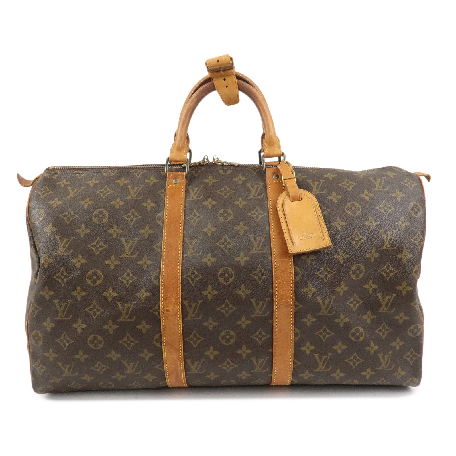 Louis Vuitton Monogram Keep All 50 Boston Bag Travel Bag M41426
