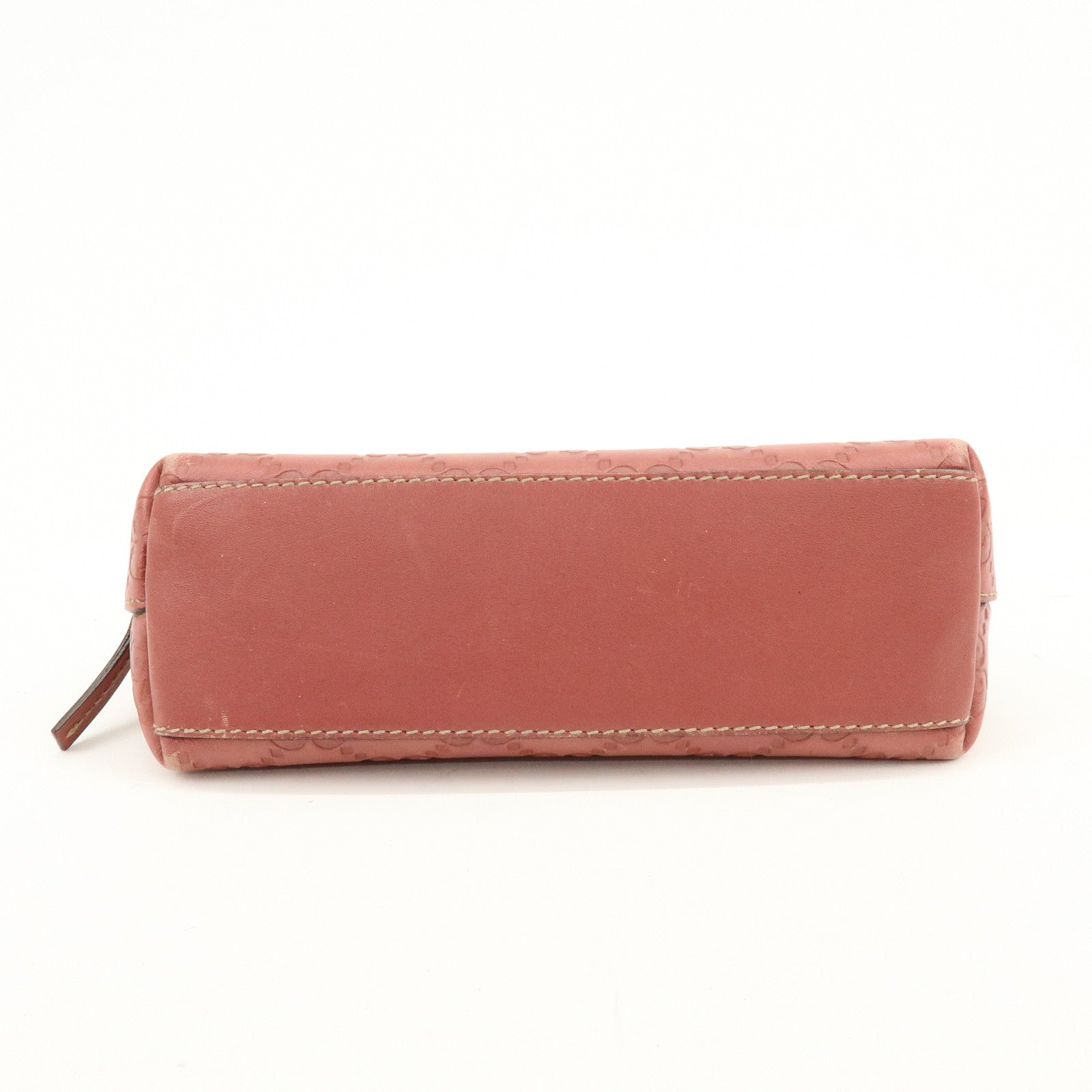 GUCCI Guccissima Leather Cosmetic Pouch Makeup Bag Rose Pink 141811
