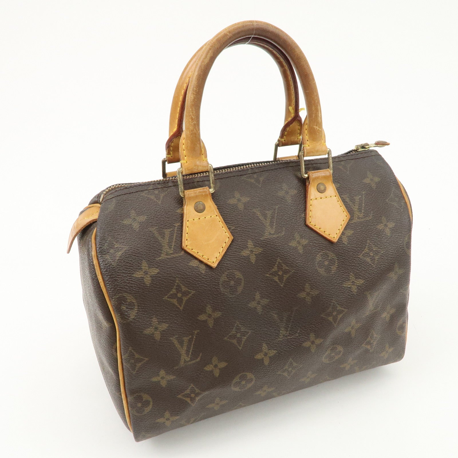 Louis Vuitton Monogram Speedy 25 Hand Bag Boston Bag M41528 Used