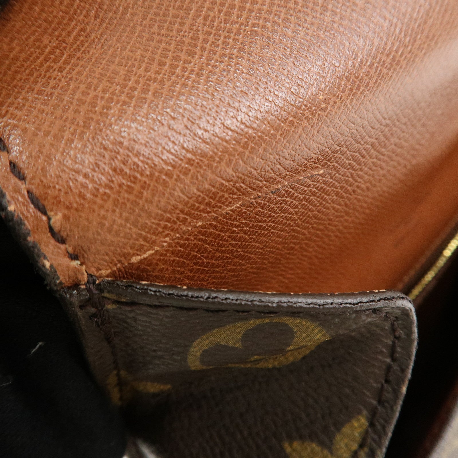 Louis Vuitton Monogram Saint Cloud MM Shoulder Bag Brown M51243 Used