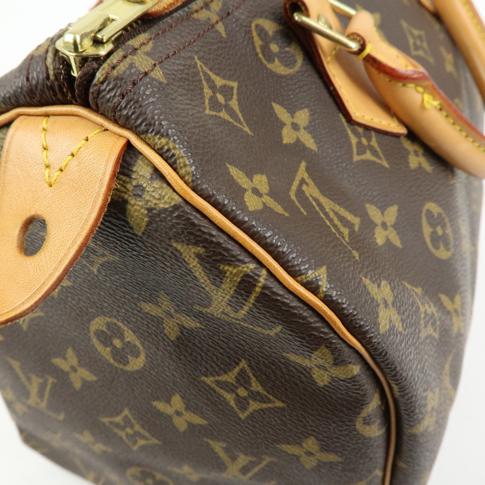 Louis Vuitton Monogram Speedy 30 Boston Bag Hand Bag Brown M41526