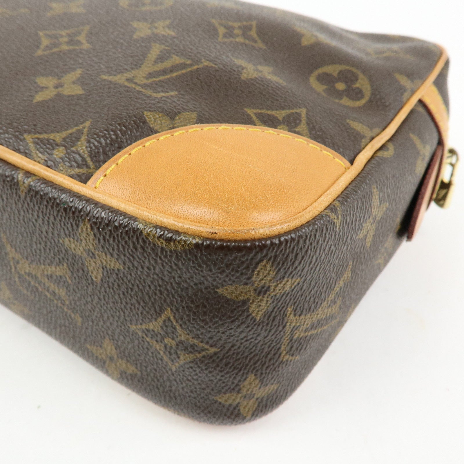 Louis Vuitton Monogram Compiegne 28 Pouch Clutch Bag Brown M51845