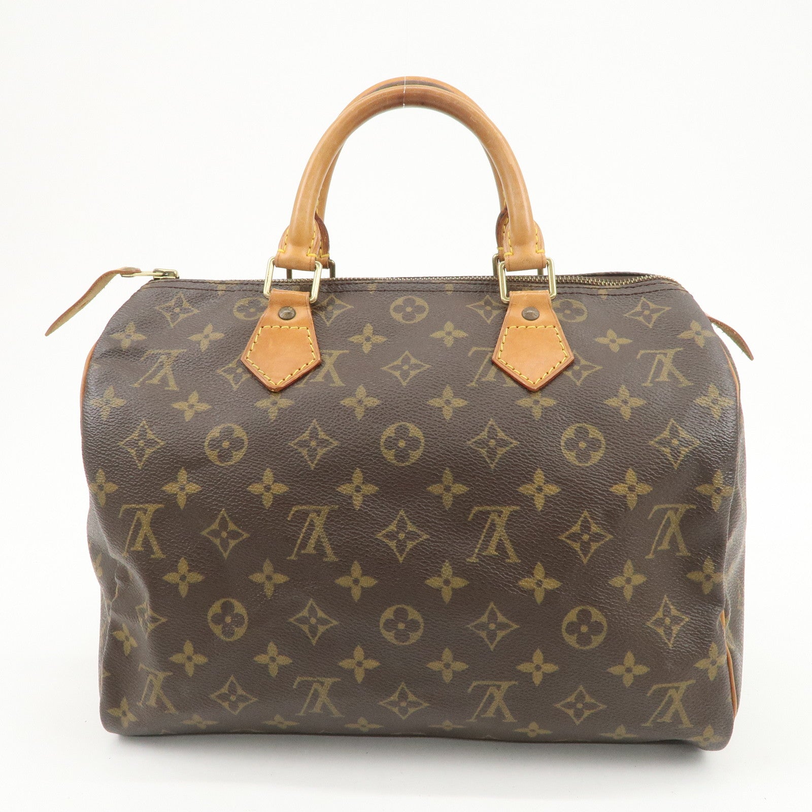 Louis Vuitton Monogram Speedy 30 Boston Bag Hand Bag Brown M41526