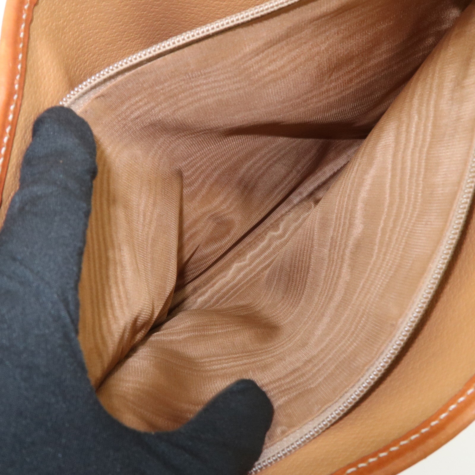 CELINE Macadam PVC Leather Tote Bag Shoulder Bag Brown