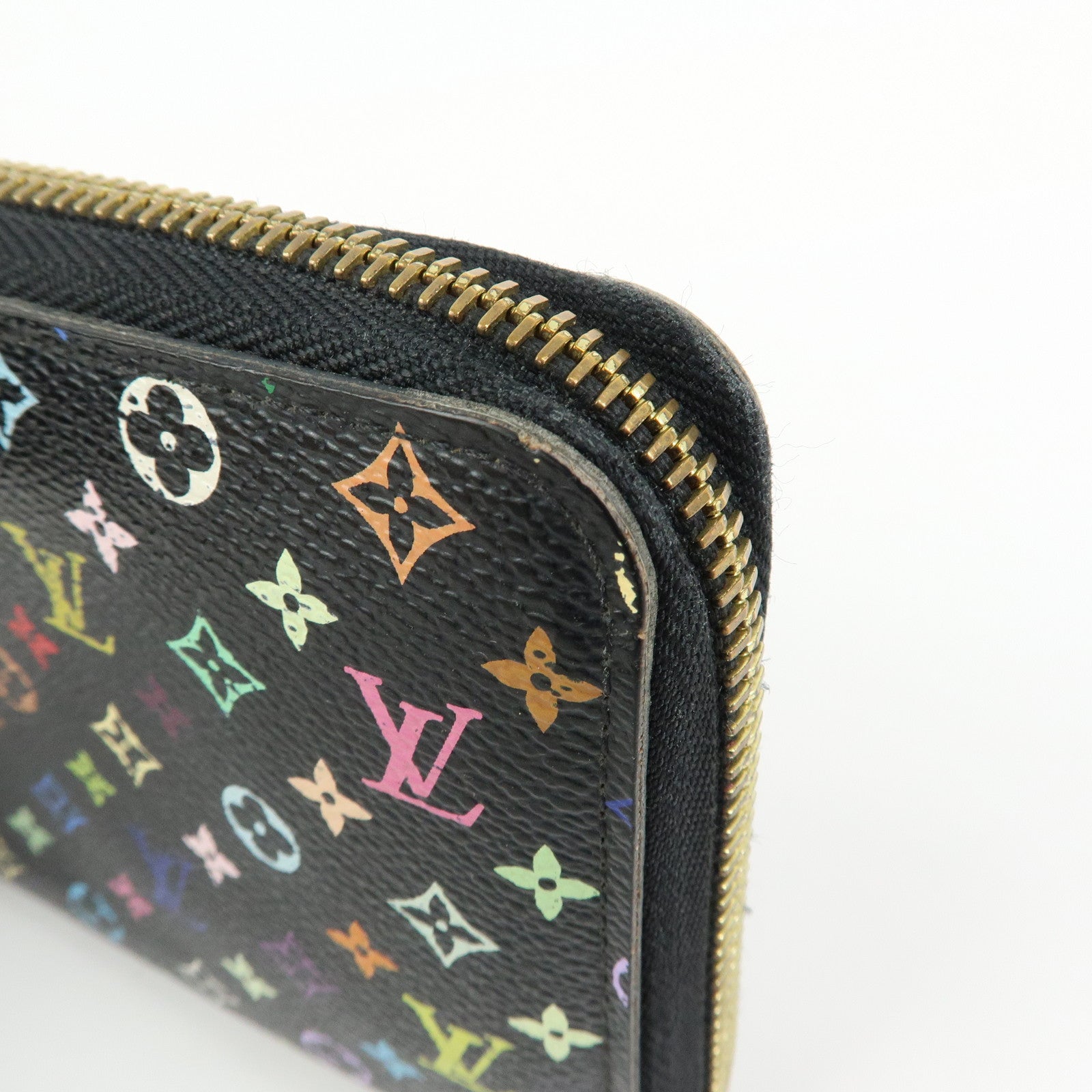 Louis Vuitton Monogram Multi Color Zippy Wallet Violet M60275