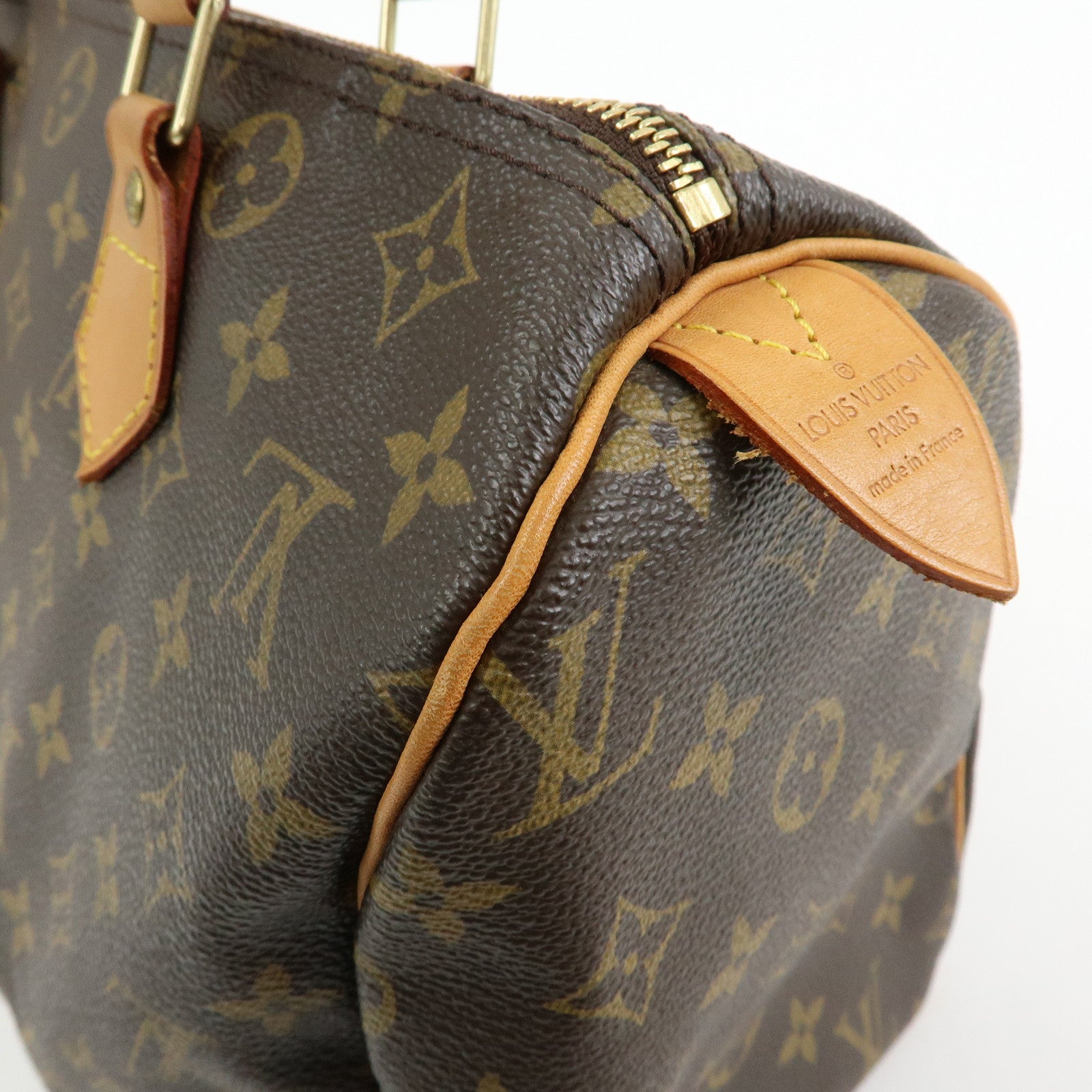 Louis Vuitton Monogram Speedy 30 Boston Bag Hand Bag Brown M41526