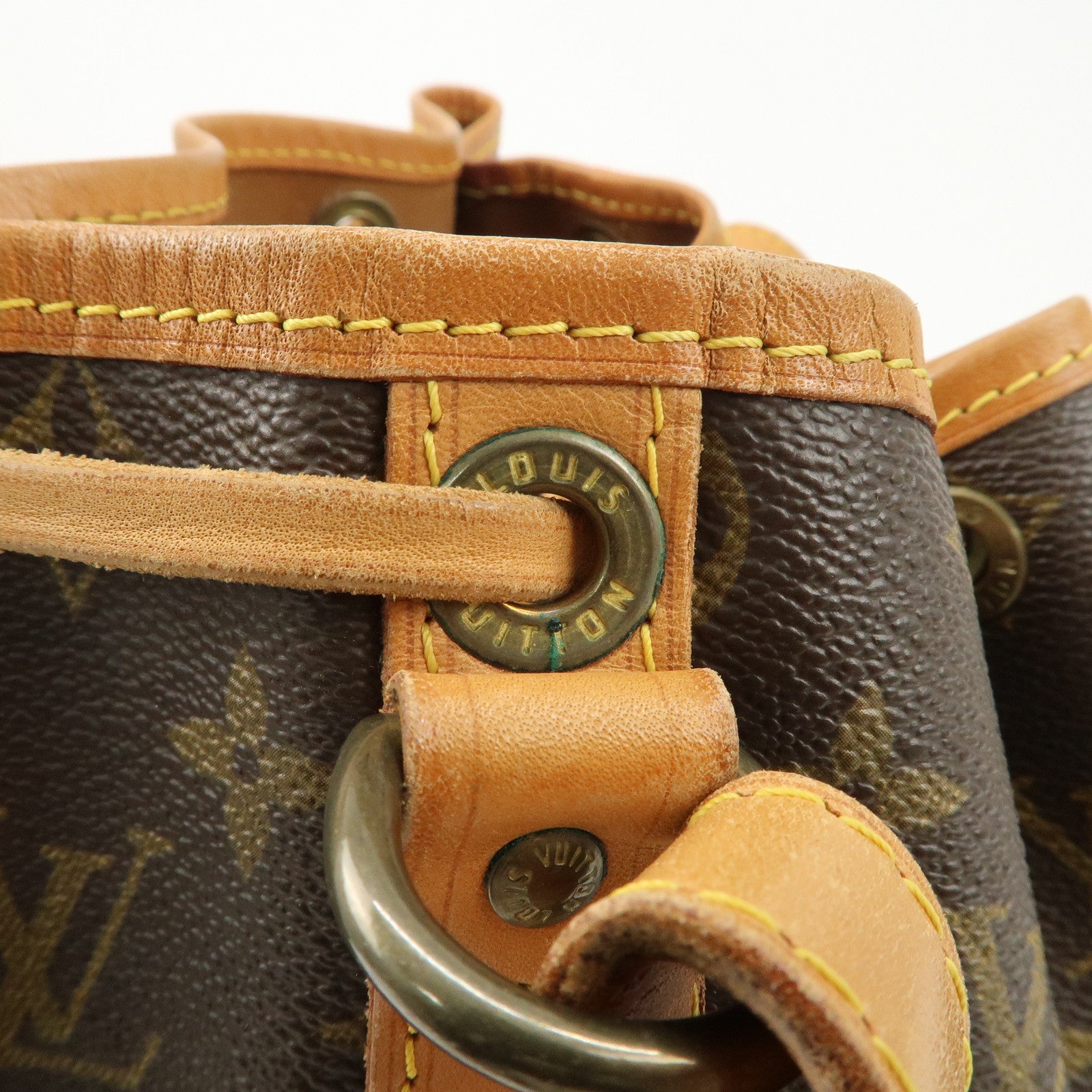 Louis Vuitton Monogram Noe Shoulder Bag Brown M42224