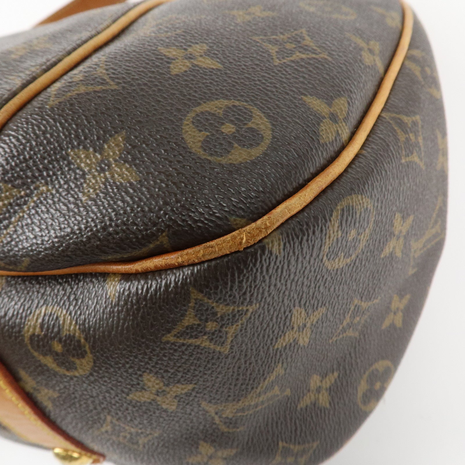 Louis Vuitton Monogram Galliera PM Shoulder Bag Brown M56382 Used