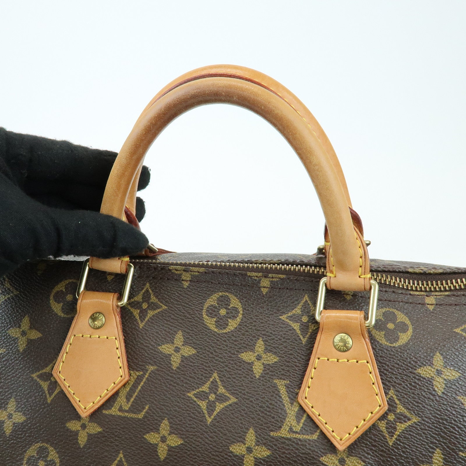 Louis Vuitton Monogram Speedy 30 Boston Bag Hand Bag Brown M41526