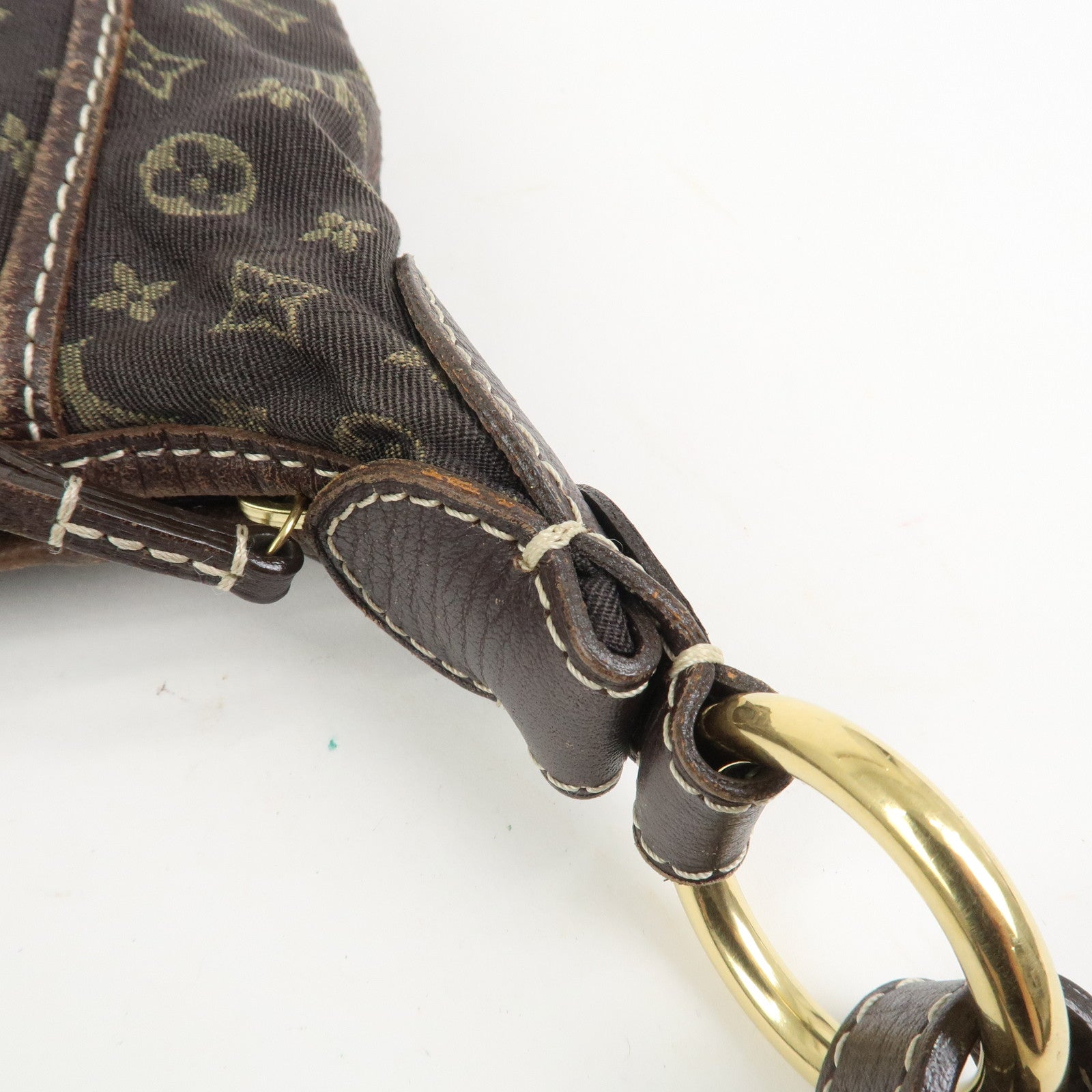 Louis Vuitton Monogram Mini Lin Manon PM Shoulder Bag Ebene M95621