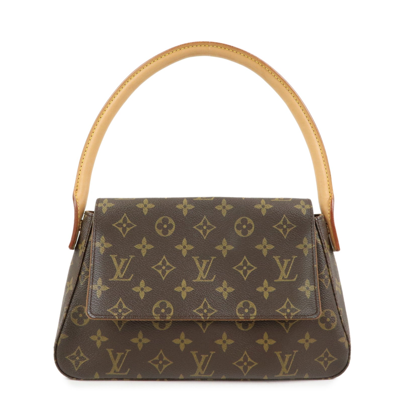 Louis Vuitton Monogram Mini Looping Shoulder Bag Brown M51147