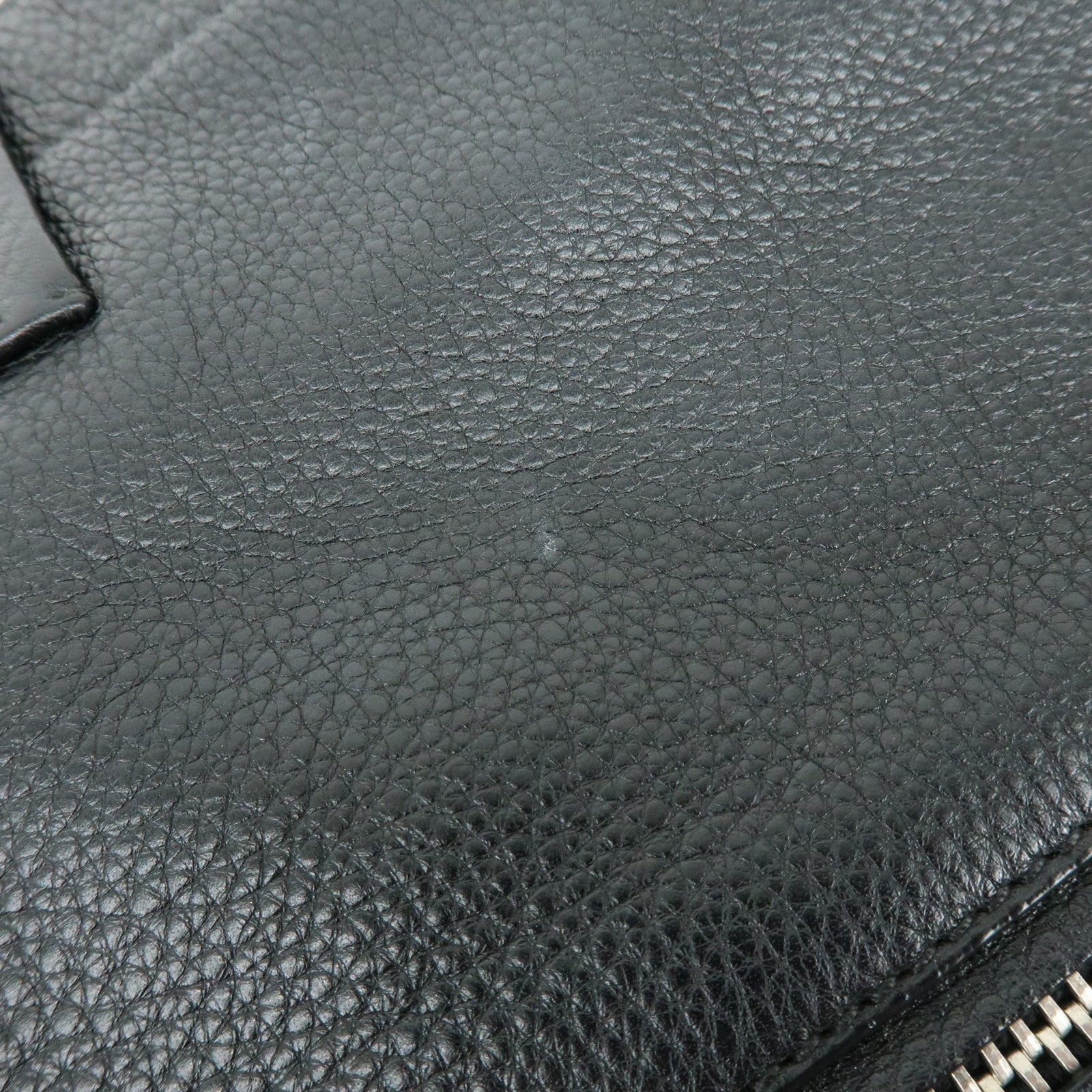 MIU MIU Leather Tote Bag Shoulder Bag Hand Black RR1934