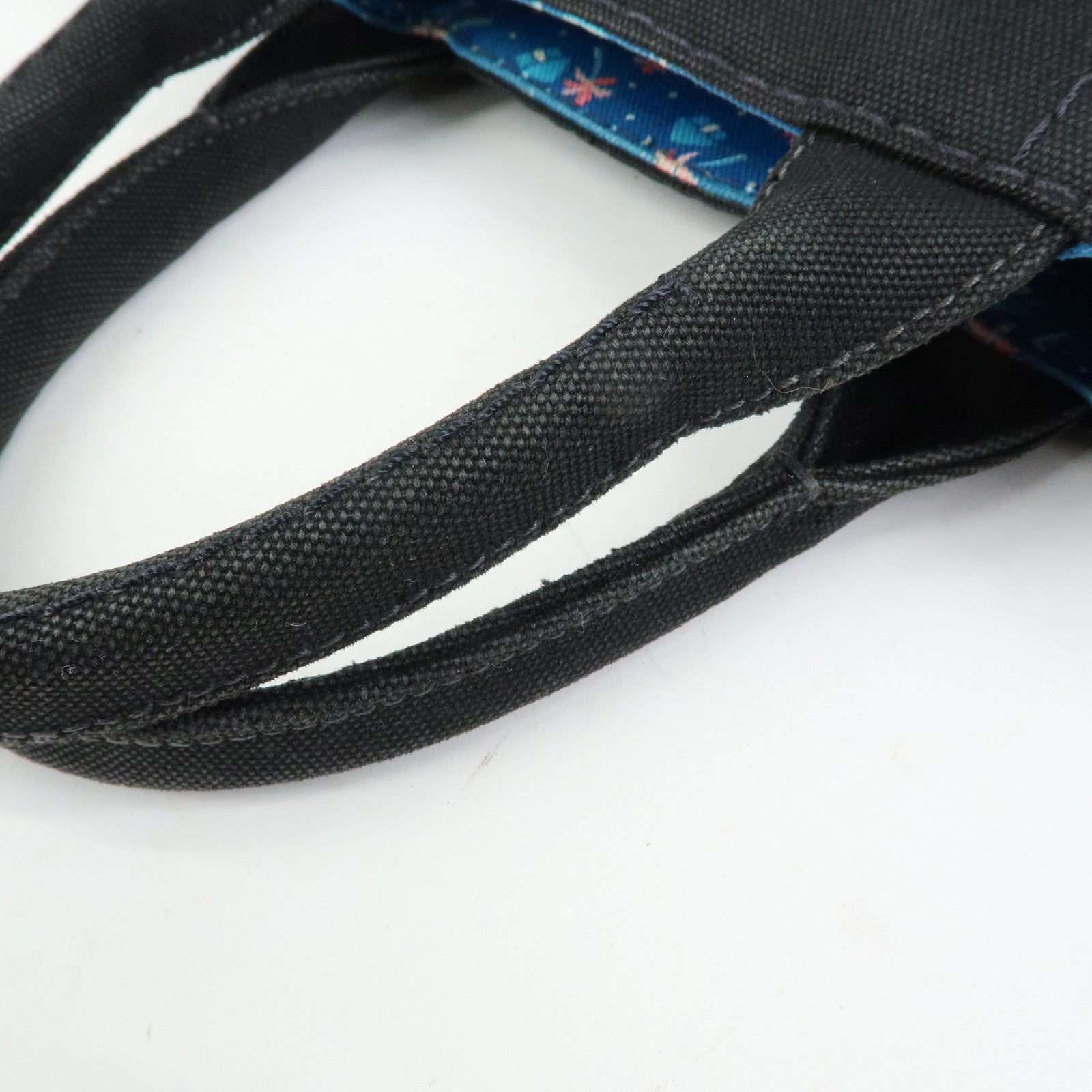 PRADA Triangle Logo Canapa Mini Canvas 2Way Bag Hand Bag 1BG439