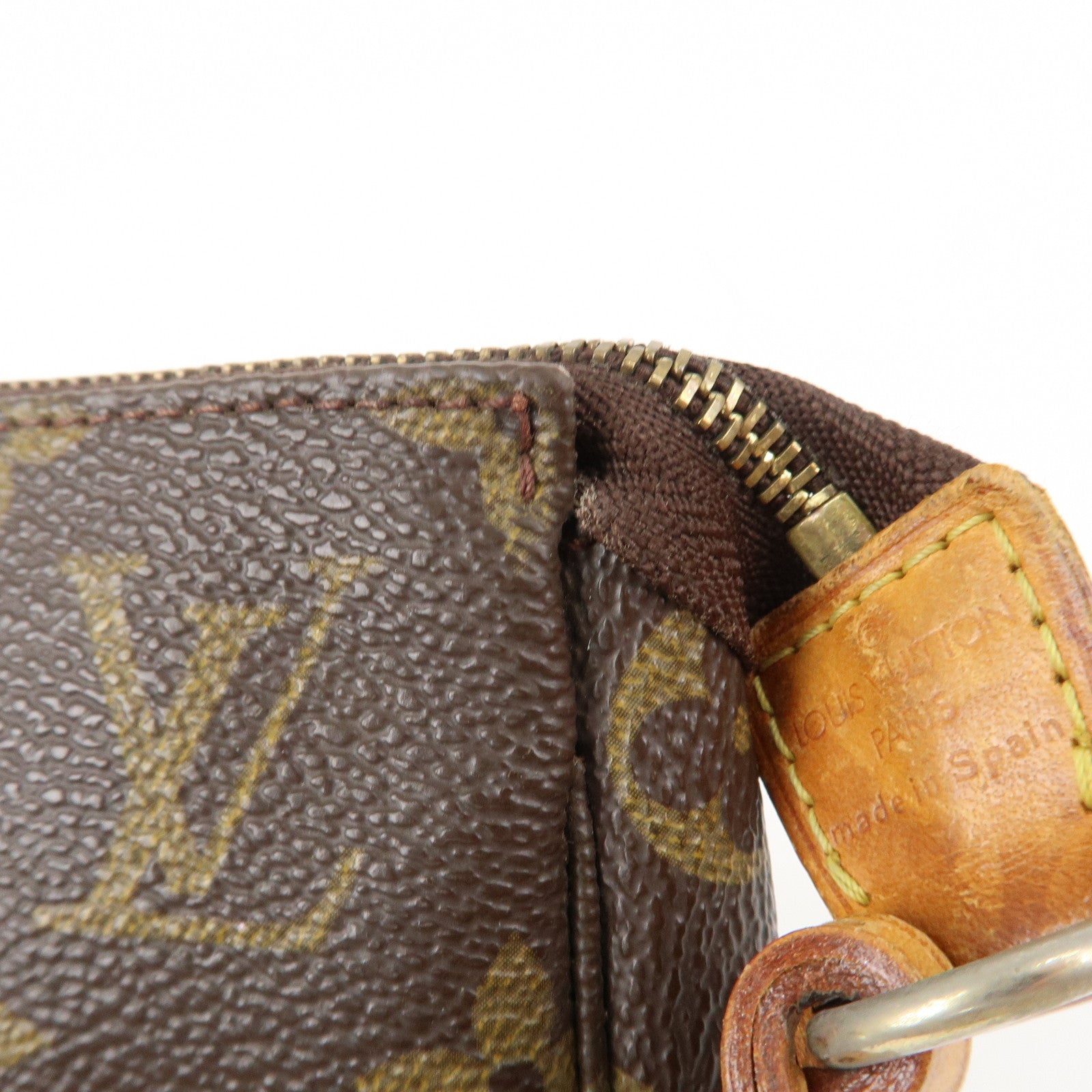 Louis Vuitton Monogram Pochette Accessoir Hand Bag Brown M51980