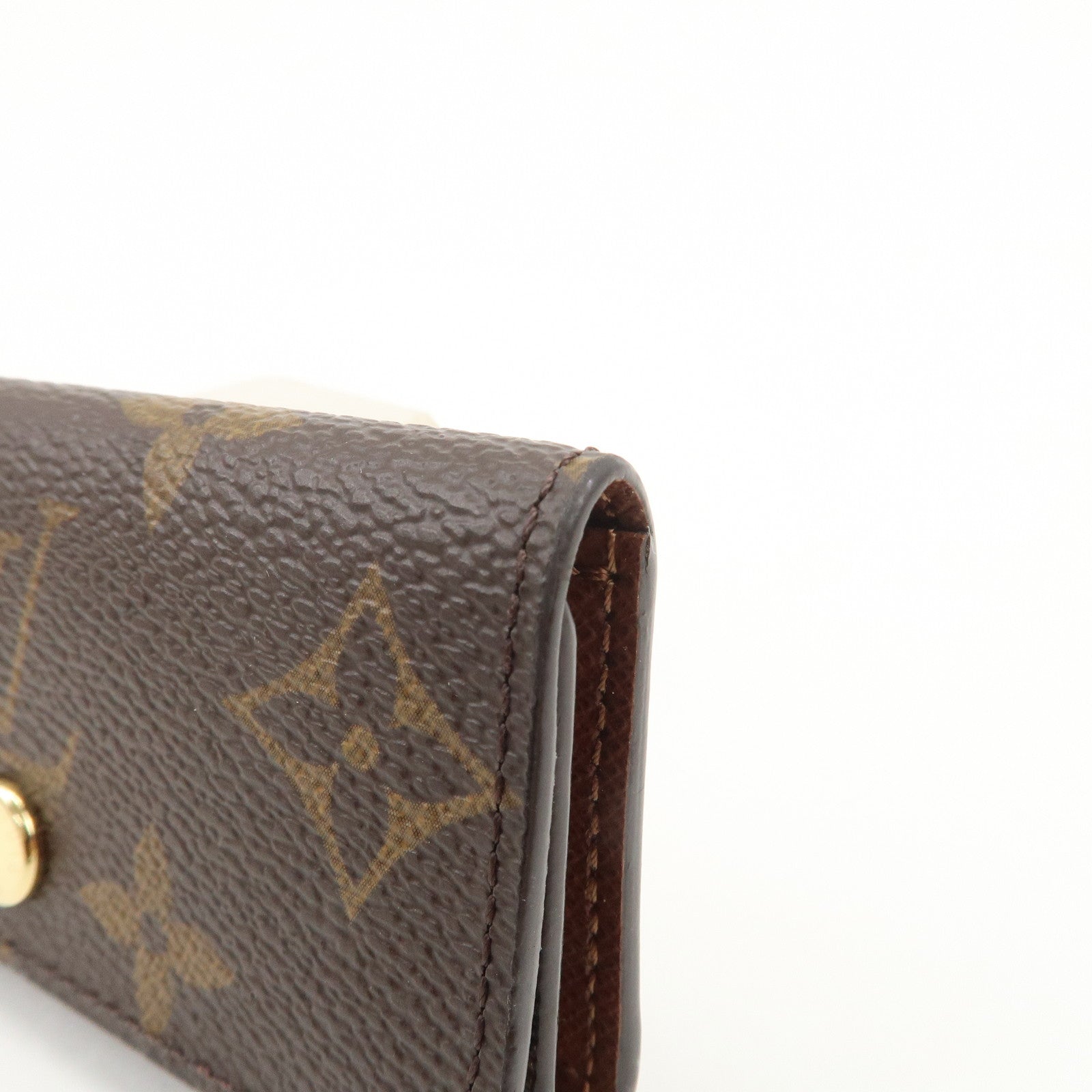 Louis Vuitton Monogram Multicles 4 Key Case Key Holder Brown M6263