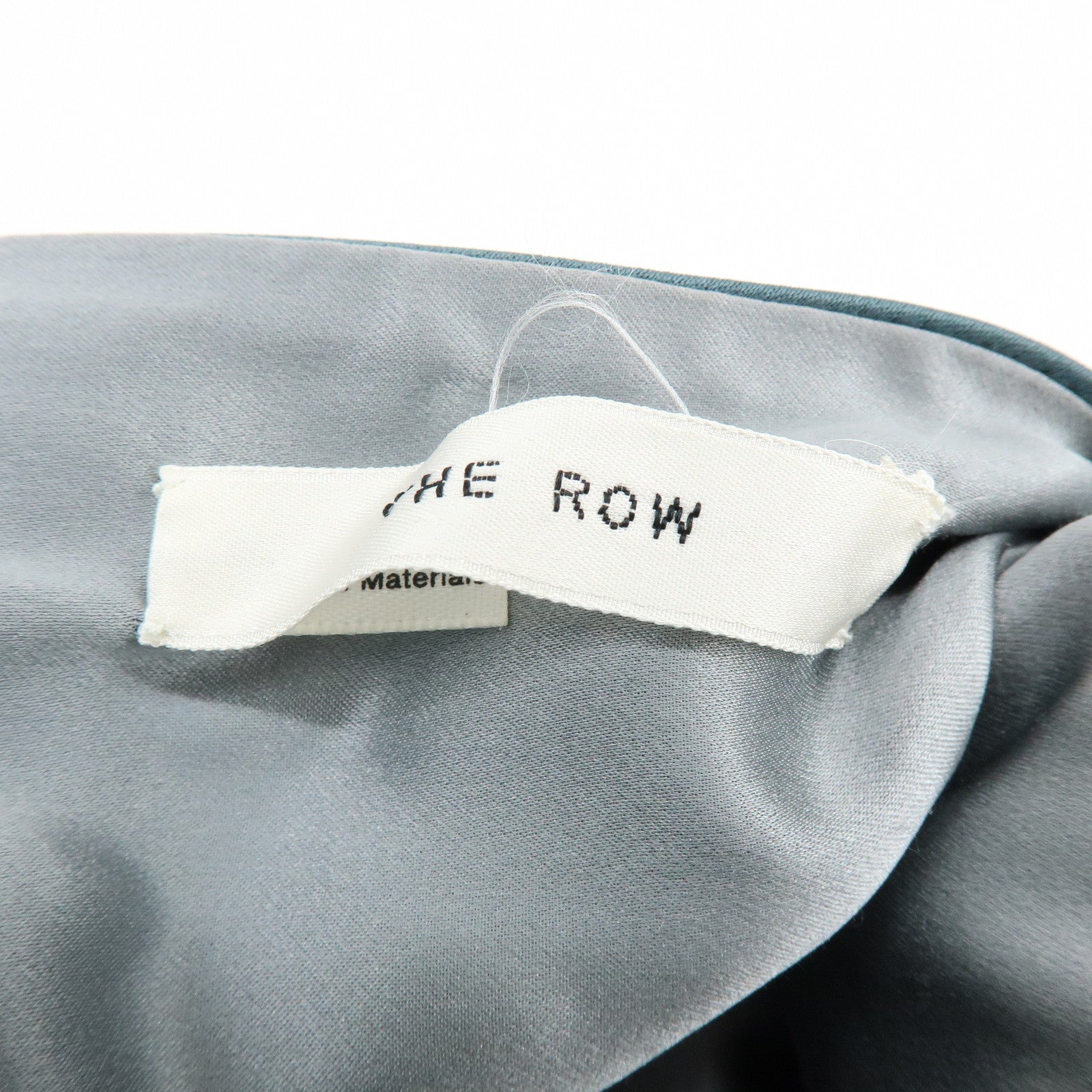 THE ROW Ascot Silk100% Hand Bag Emerald Green