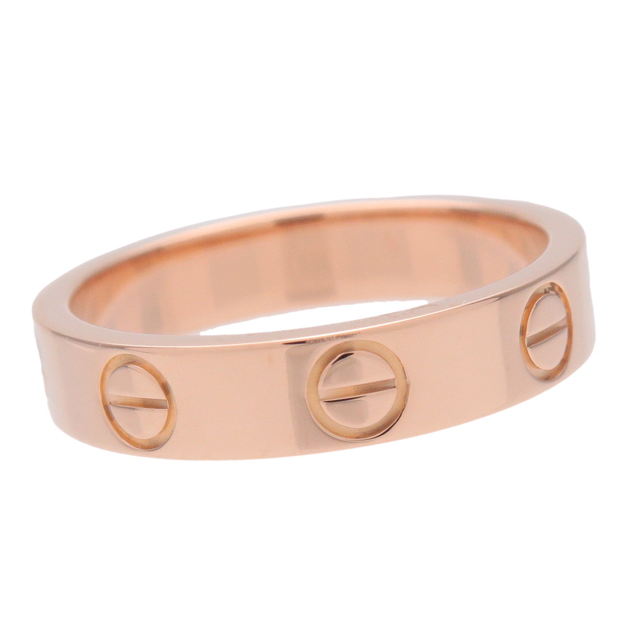Cartier Mini Love Ring K18 750PG Rose Gold #47 US4.5 EU47 HK9