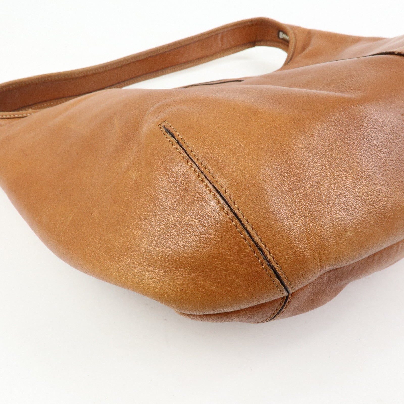 COACH Ergo Leather Shoulder Bag Hand Bag Camel