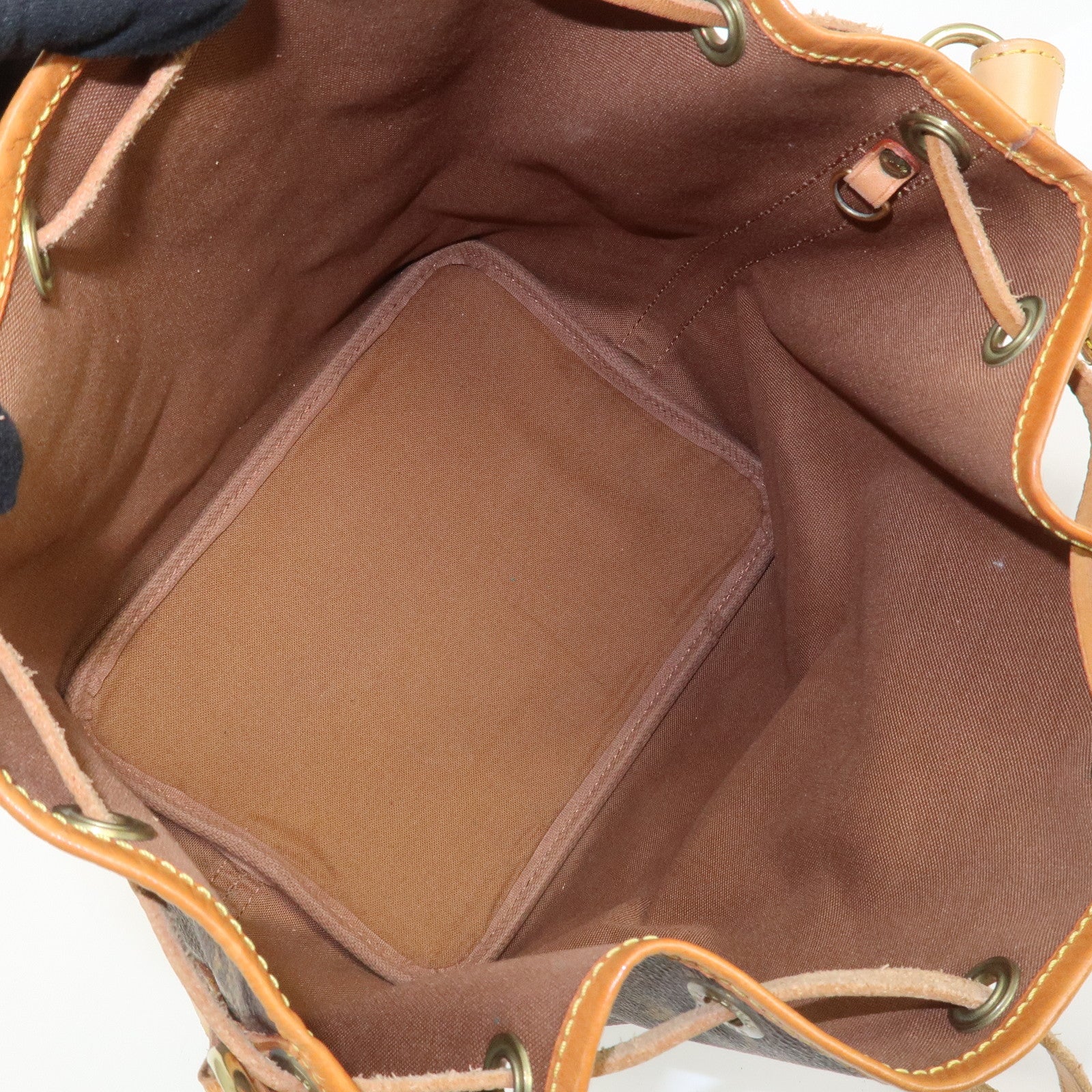 Louis Vuitton Monogram Petit Noe Shoulder Bag Brown M42226