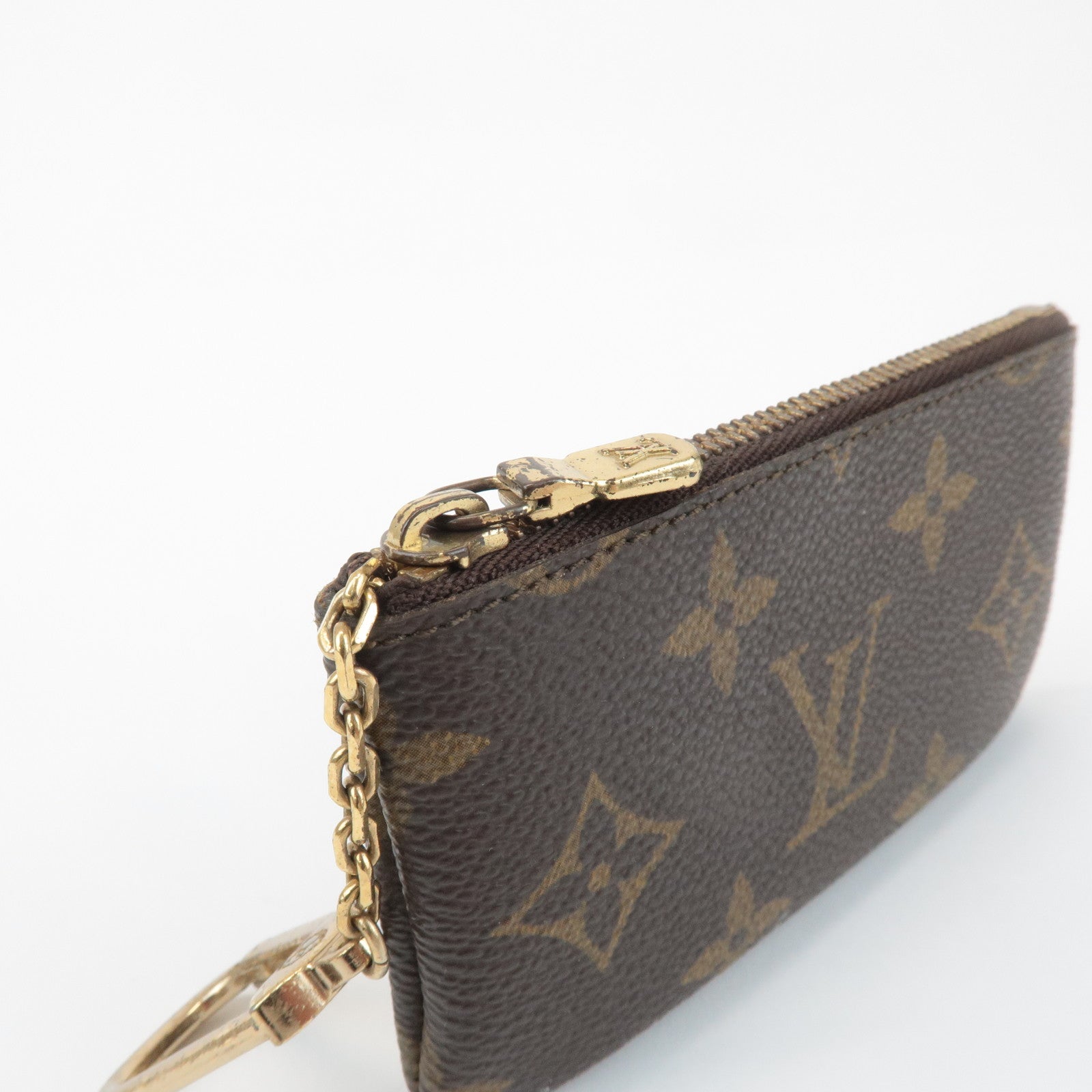 Louis Vuitton Monogram Pochette Cles Coin Case Key Case M62650