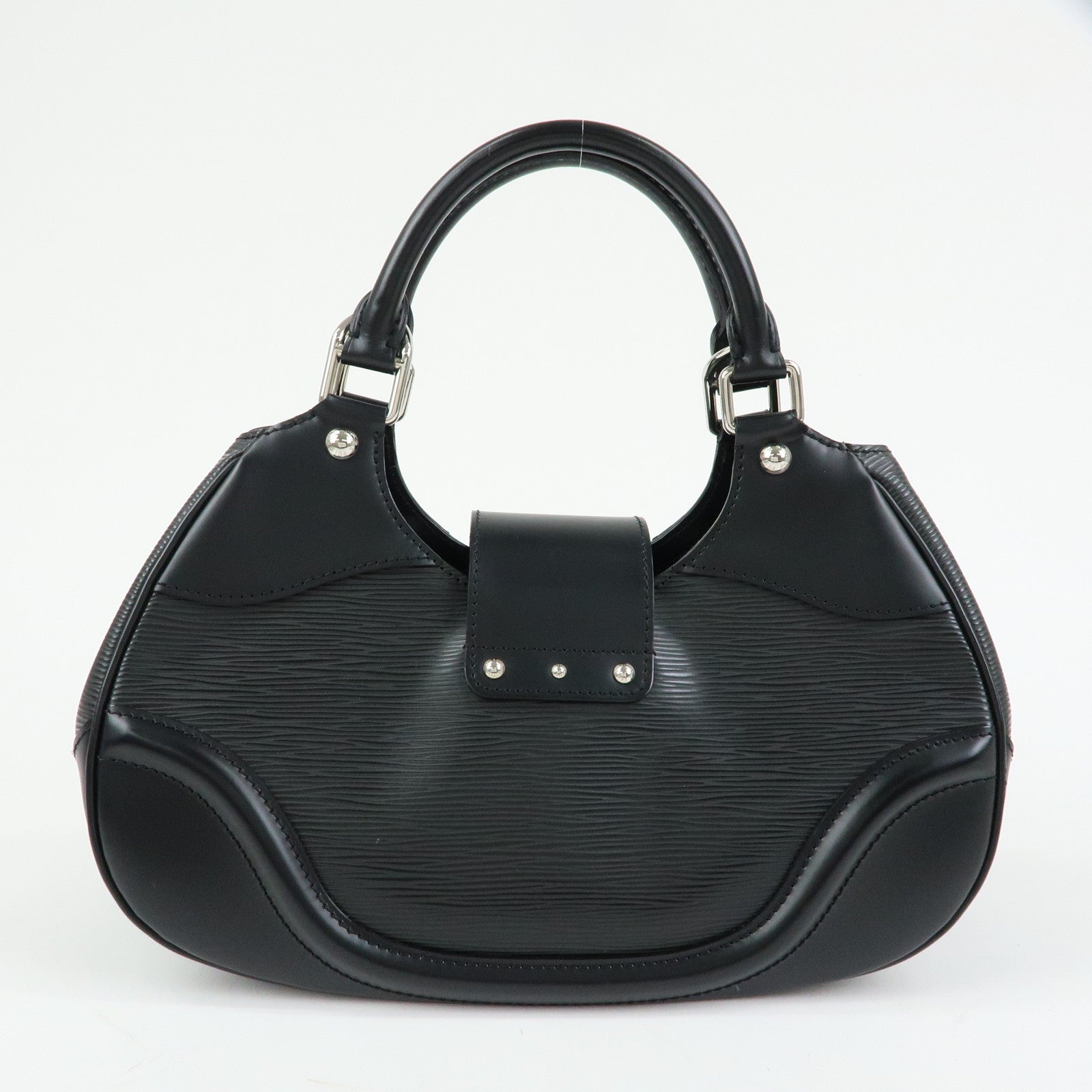 Louis Vuitton Epi Leather Sac Montaigne Hand Bag Noir M59302