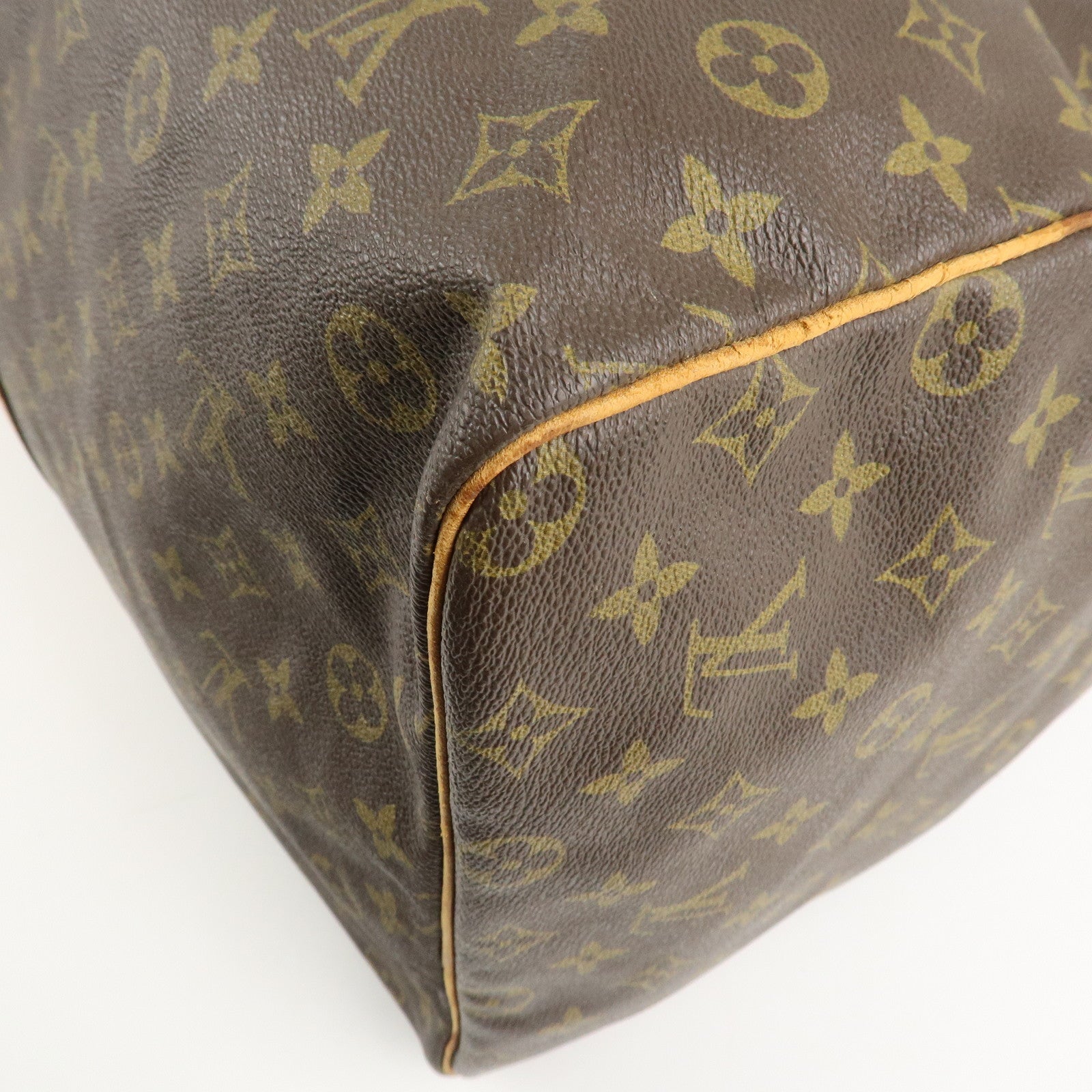 Louis Vuitton Monogram Keep All 60 Boston Bag Brown M41422 Used