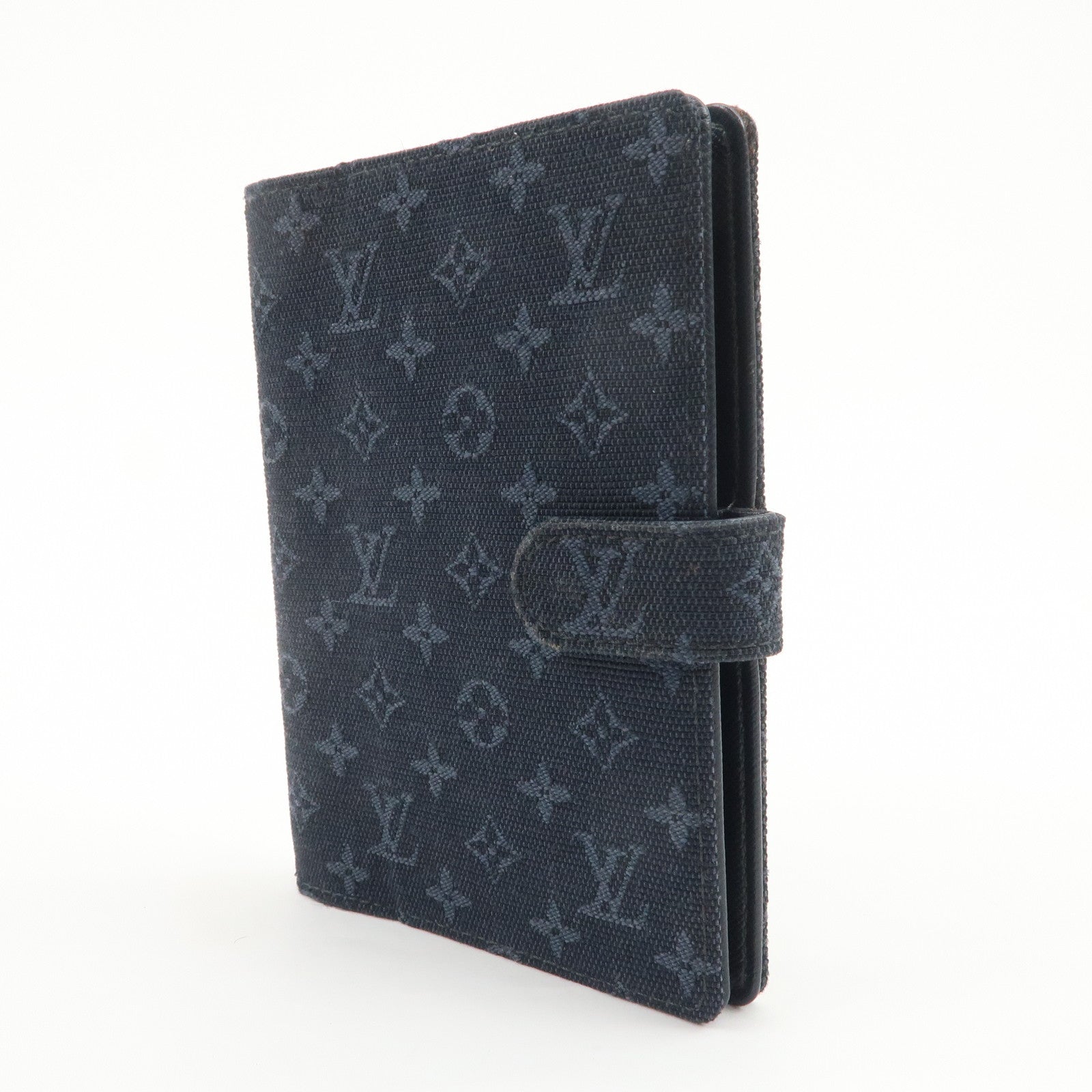 Louis Vuitton Monogram Mini Agenda PM Planner Cover TST Blue R20913