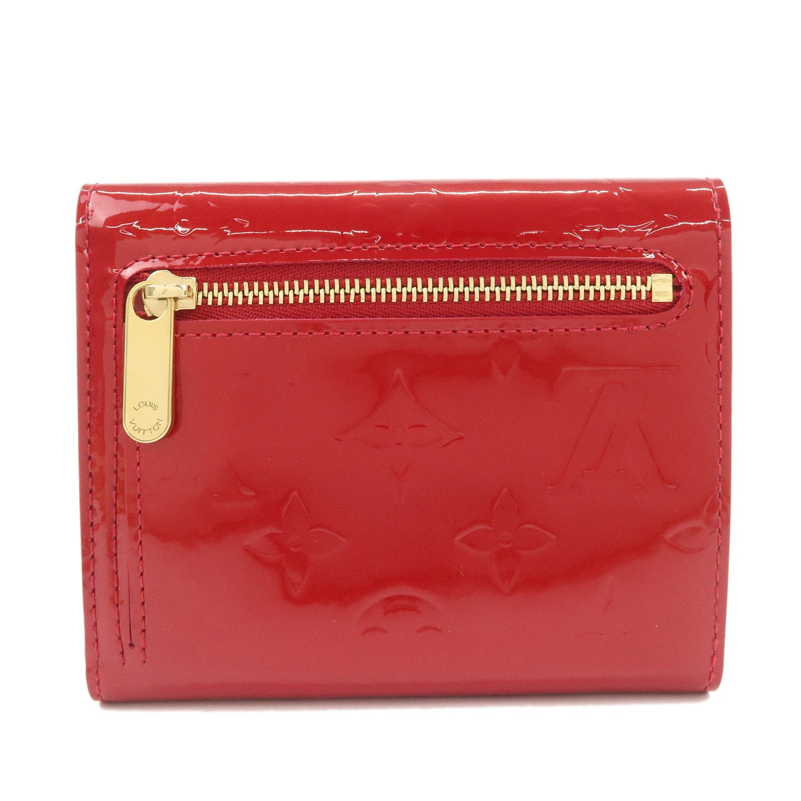 Louis Vuitton Monogram Vernis Portefeuille Koala Wallet Red M91979