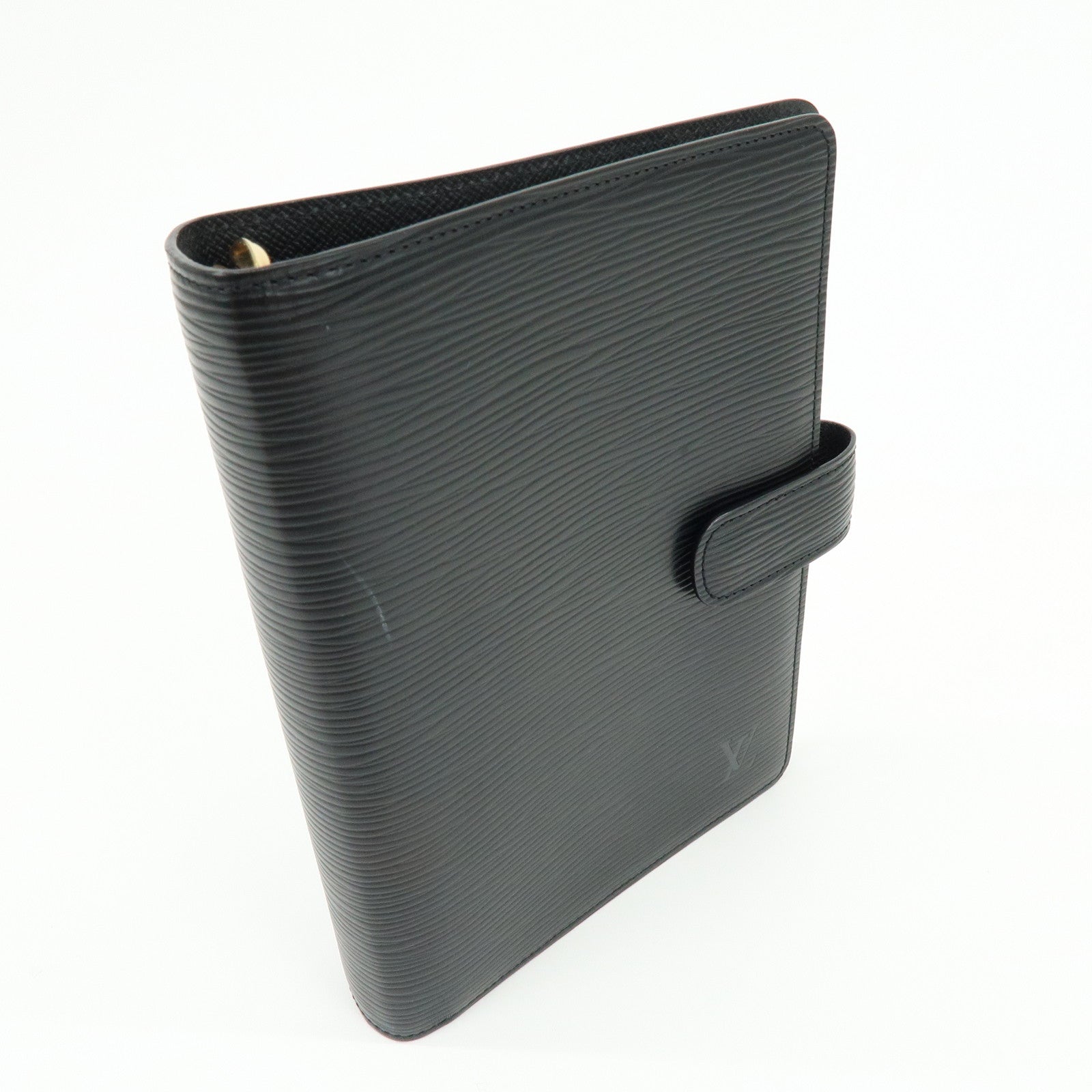 Louis Vuitton Epi Agenda MM Planner Cover Noir Black R20202