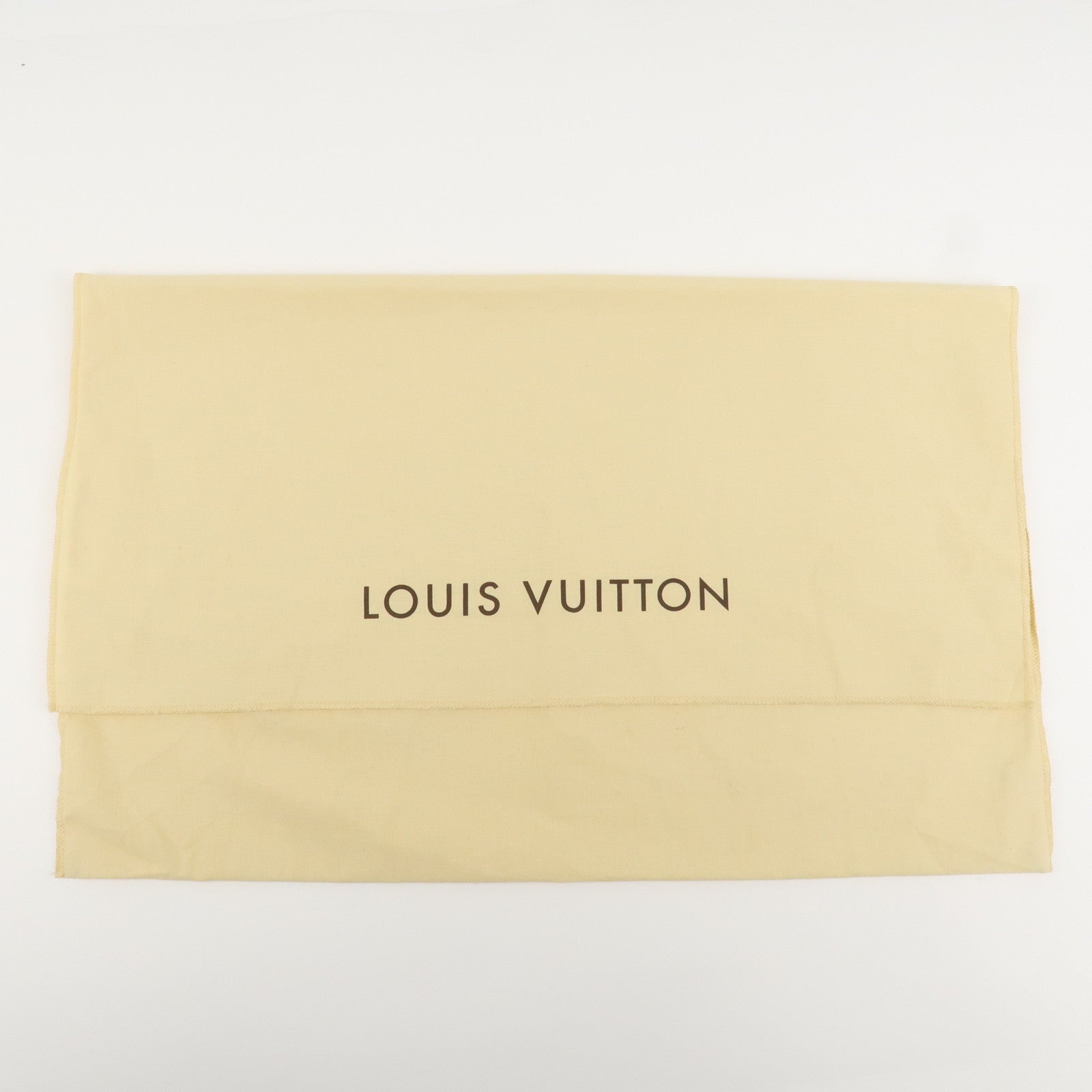 Louis Vuitton Set Of 10 Dust Bag Storage Bag Flap Style Beige Used