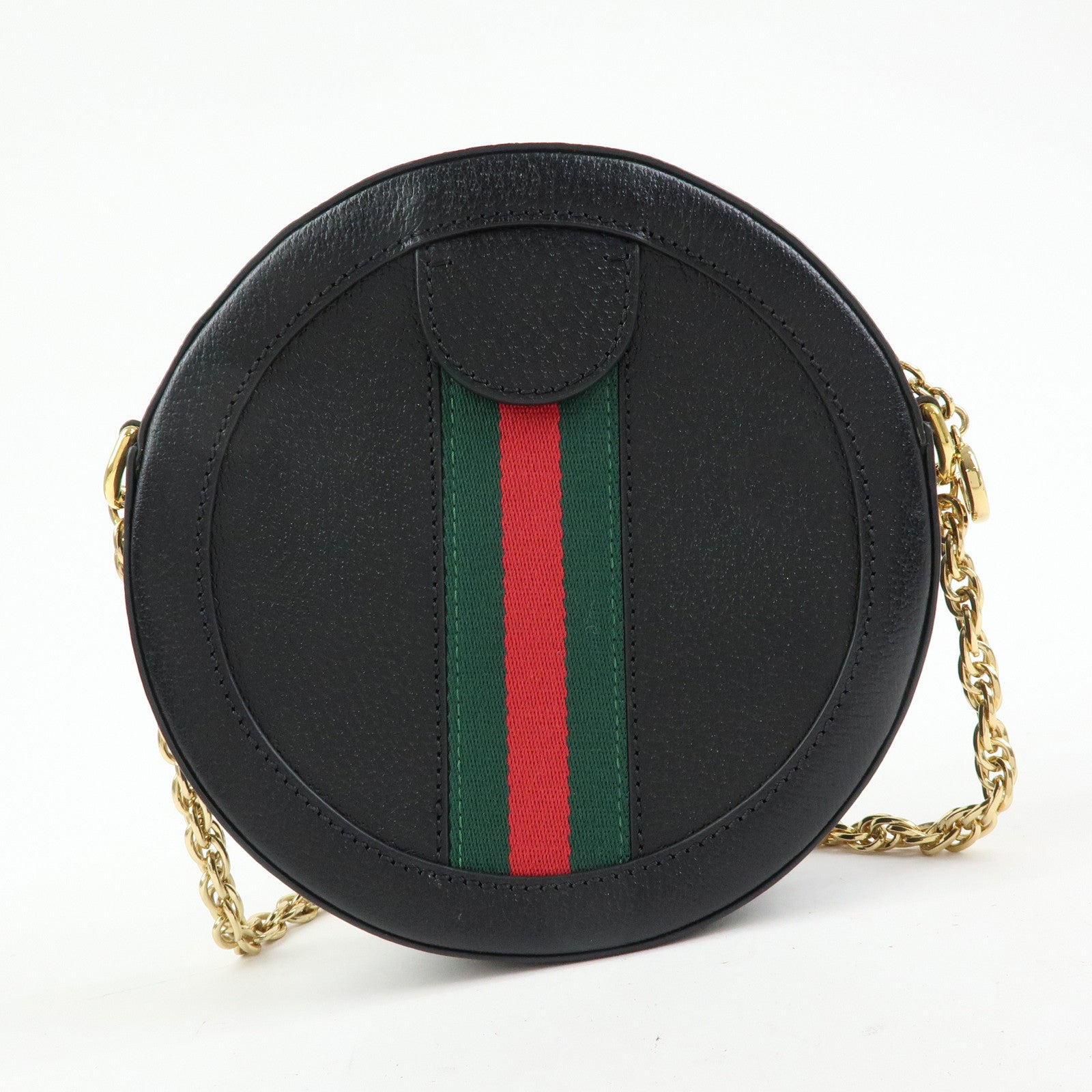 GUCCI Ophidia Sherry Mini Round Chain Shoulder Crossbody Bag 550618