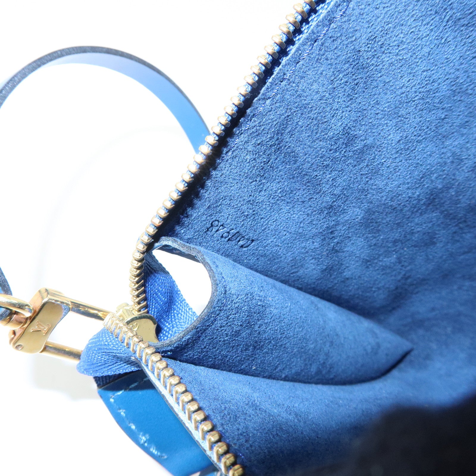 Louis Vuitton Epi Pochette Accessoires Pouch Toledo Blue M52945