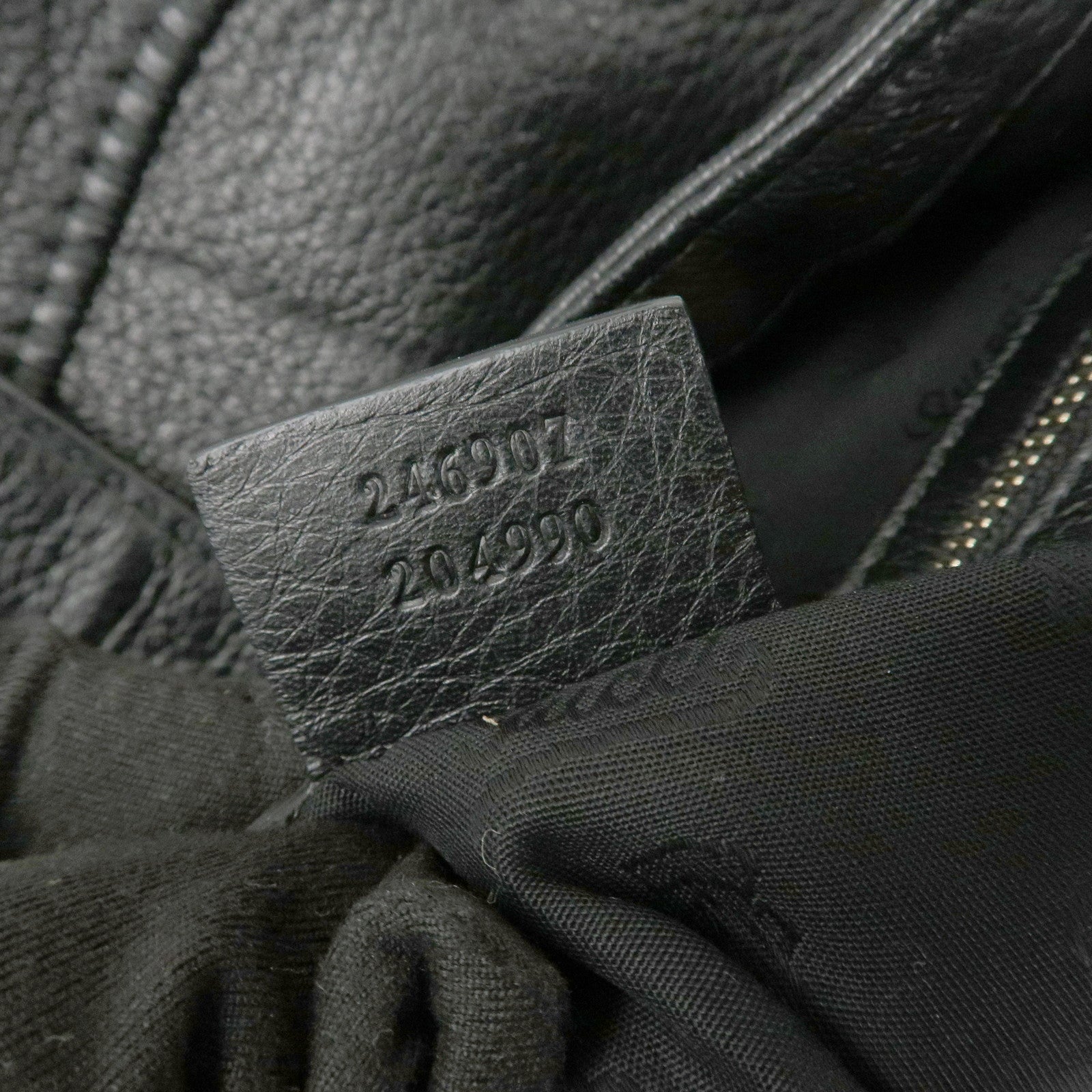 GUCCI New Jackie Leather 2Way Shoulder Hand Bag Brown 246907