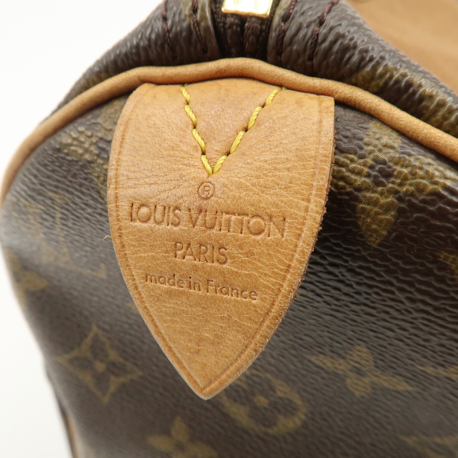 Louis Vuitton Monogram Speedy 30 Boston Bag Hand Bag Brown M41526