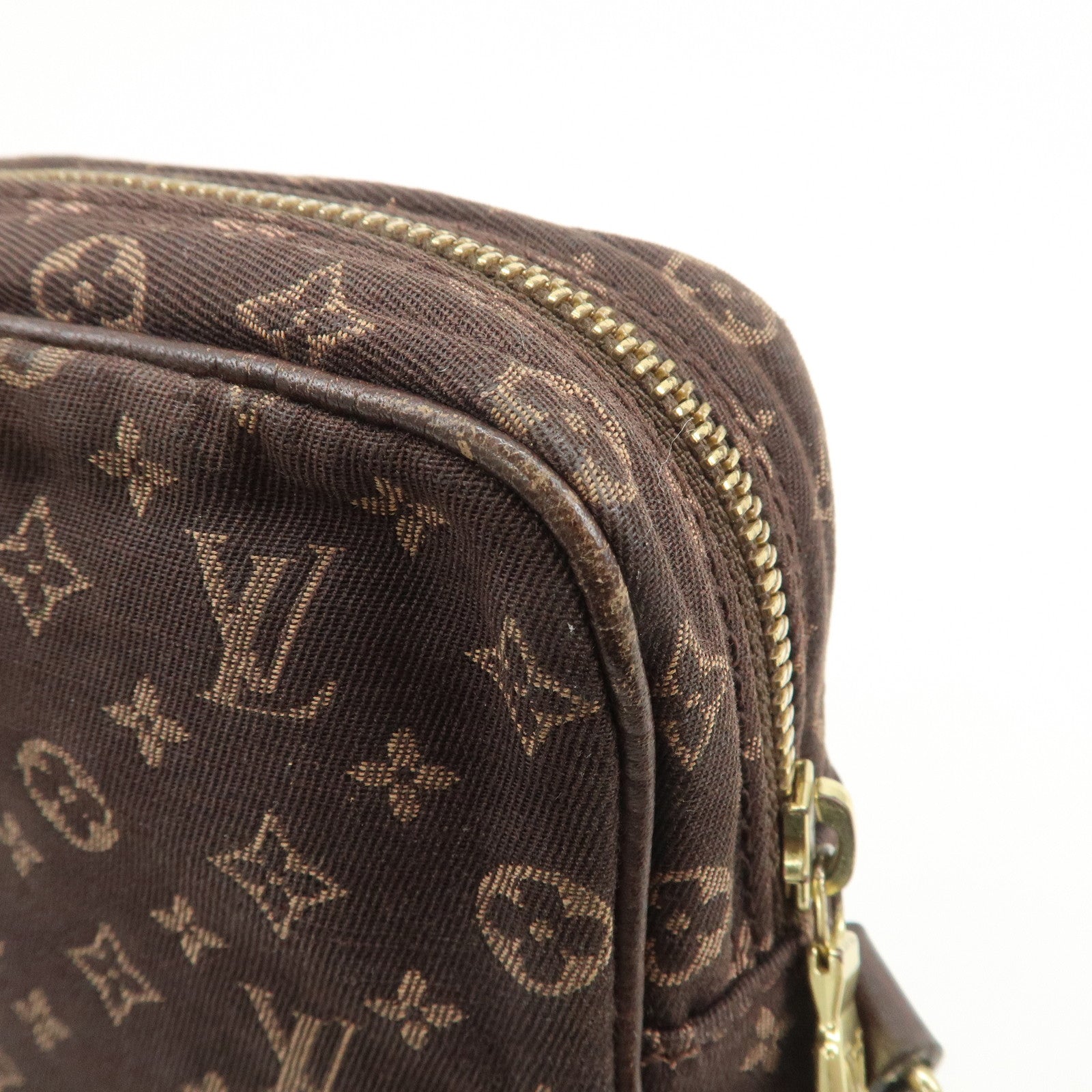 Louis Vuitton Monogram Mini Lin Danube Shoulder Bag Brown M95228