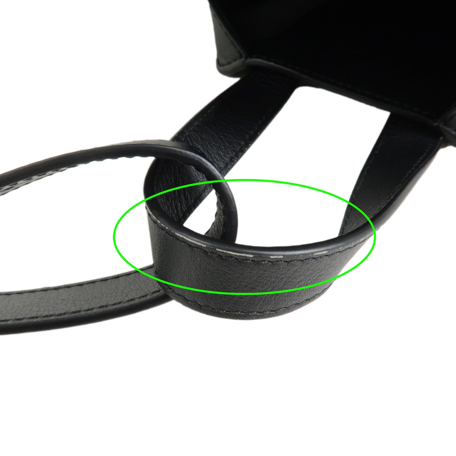 LOEWE Anagram Hammock Small Leather Shoulder Crossbody Bag Black