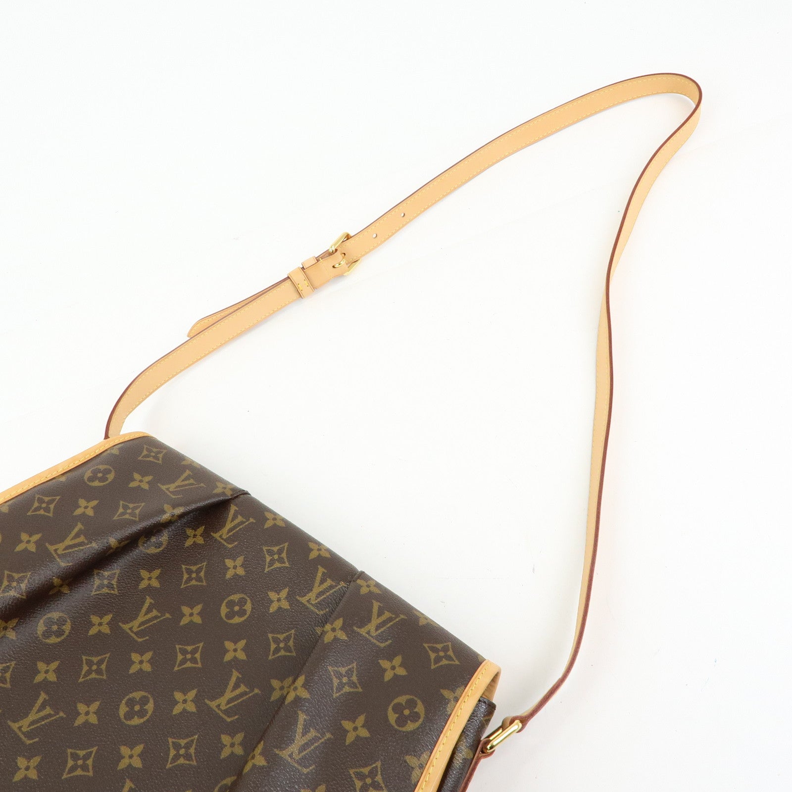 Louis Vuitton Monogram Menilmontant MM Shoulder Bag Brown M40473
