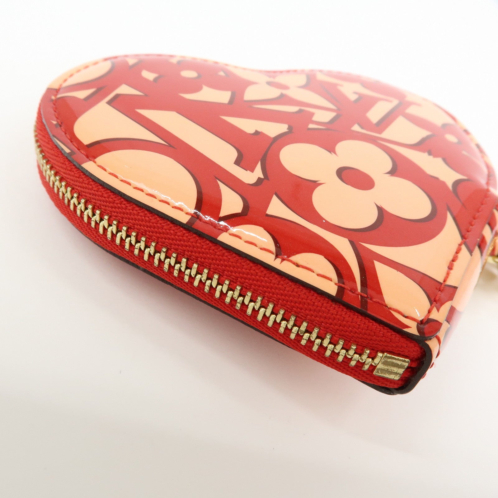 Louis Vuitton Sweet Monogram Vernis Portemonnaie Coeur Pink M90133