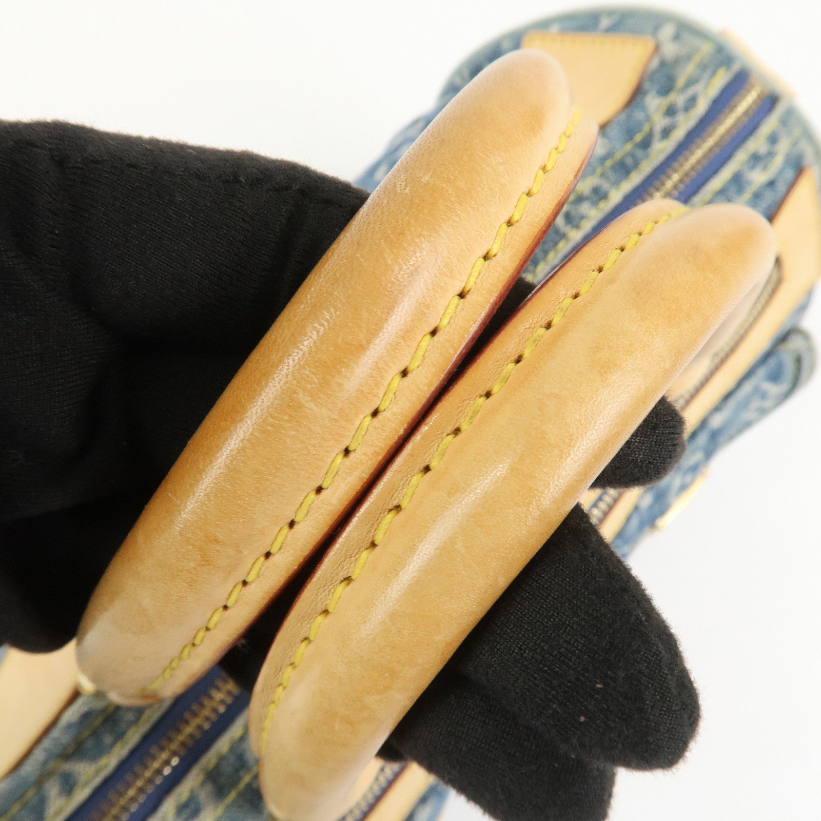 Louis Vuitton Monogram Denim Neo Speedy Boston Bag Blue M95019