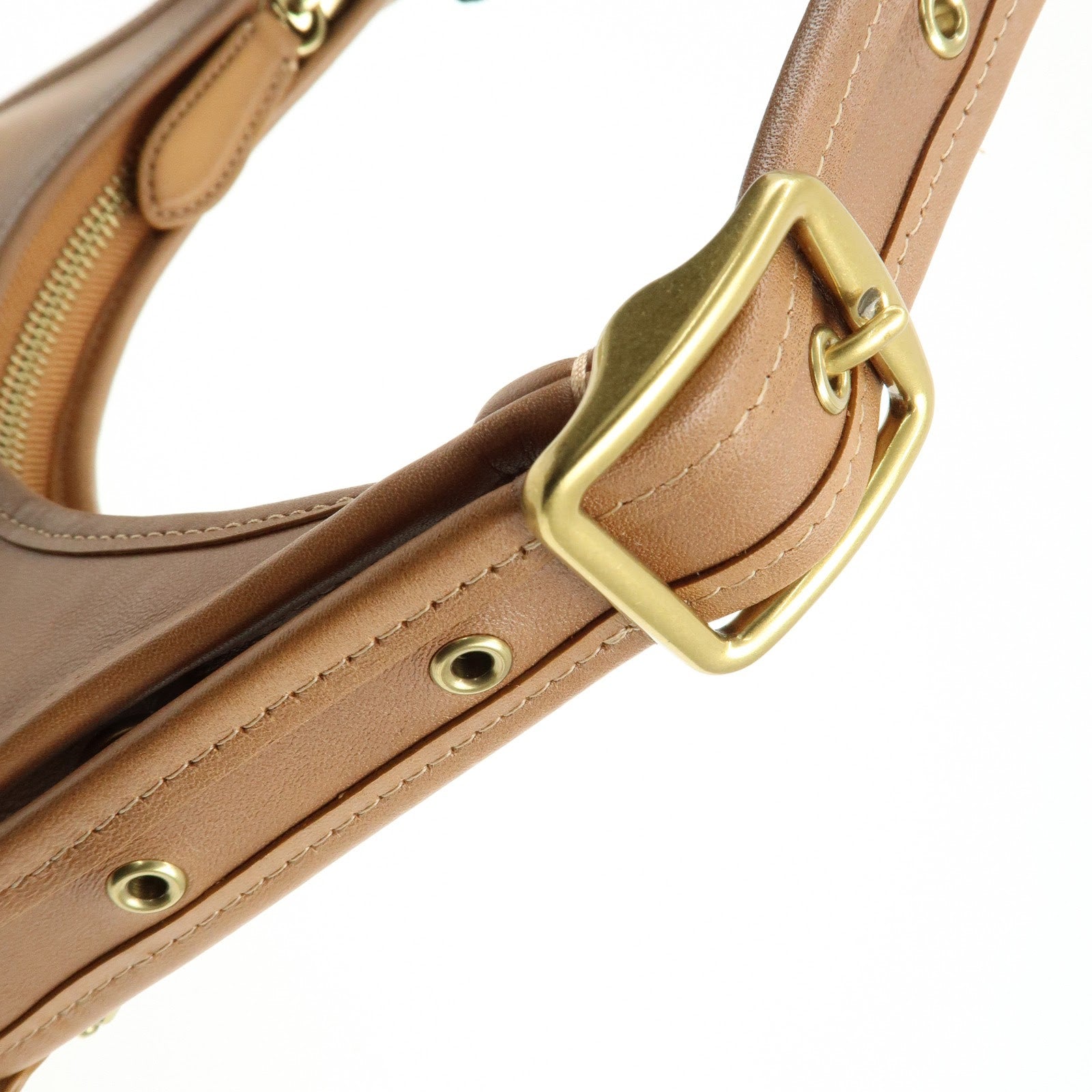 COACH Ergo Leather Shoulder Bag Hand Bag Brown Gradation