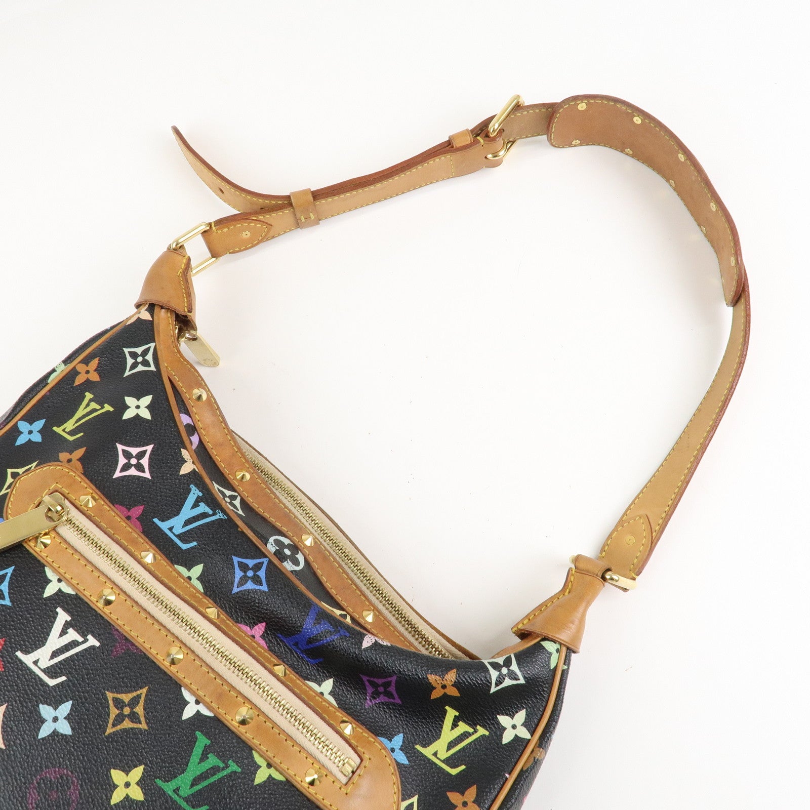 Louis Vuitton Monogram Multicolor Boulogne Shoulder Bag Noir M92638 Used