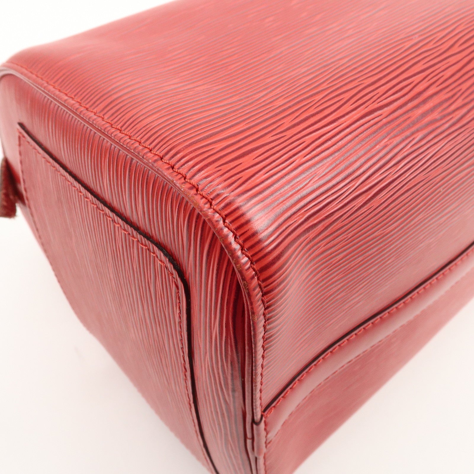 Louis Vuitton Epi Leather Speedy 30 Boston Bag Castilian Red M43007