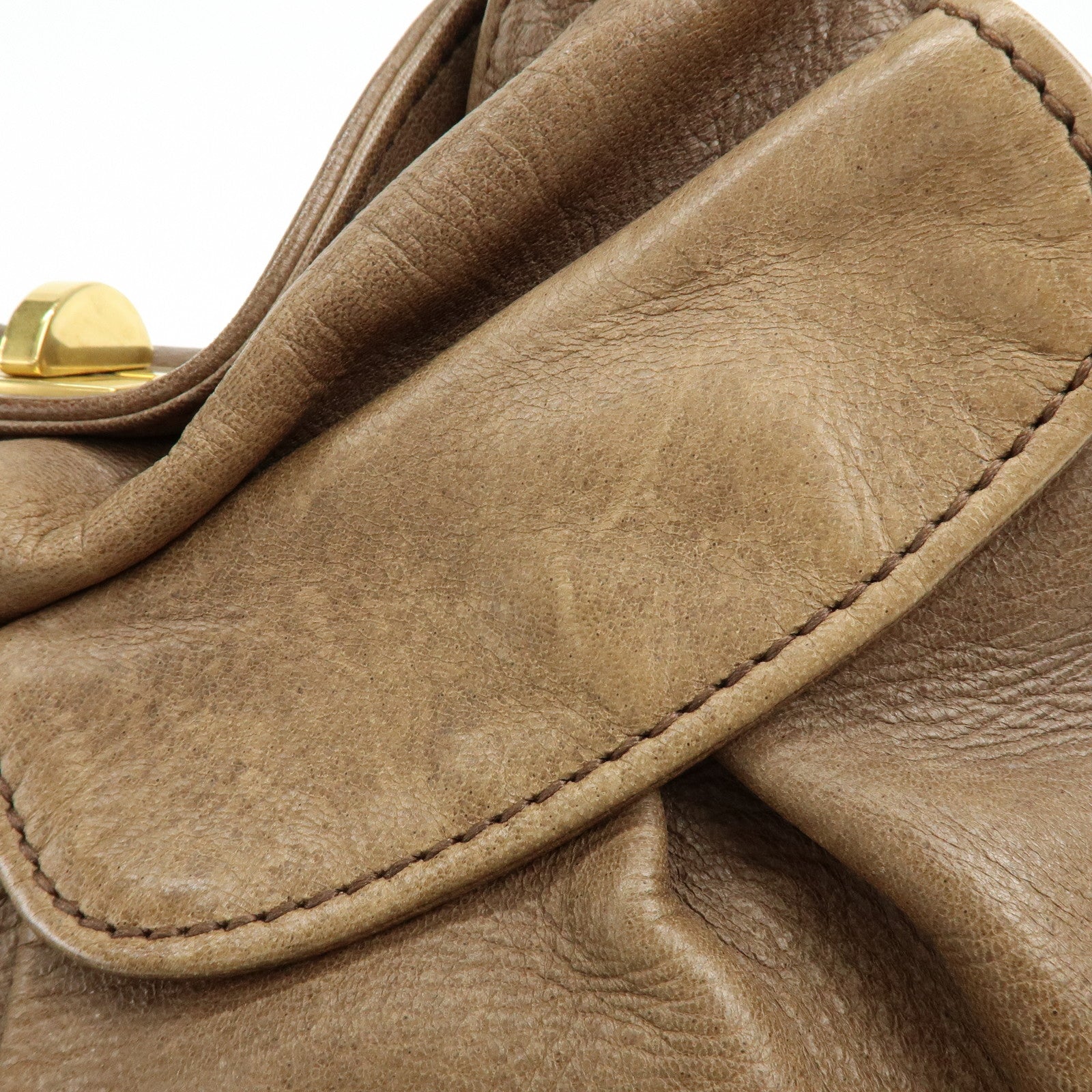 MIU MIU Leather 2Way Bag Hand Bag Shoulder Bag RR1591