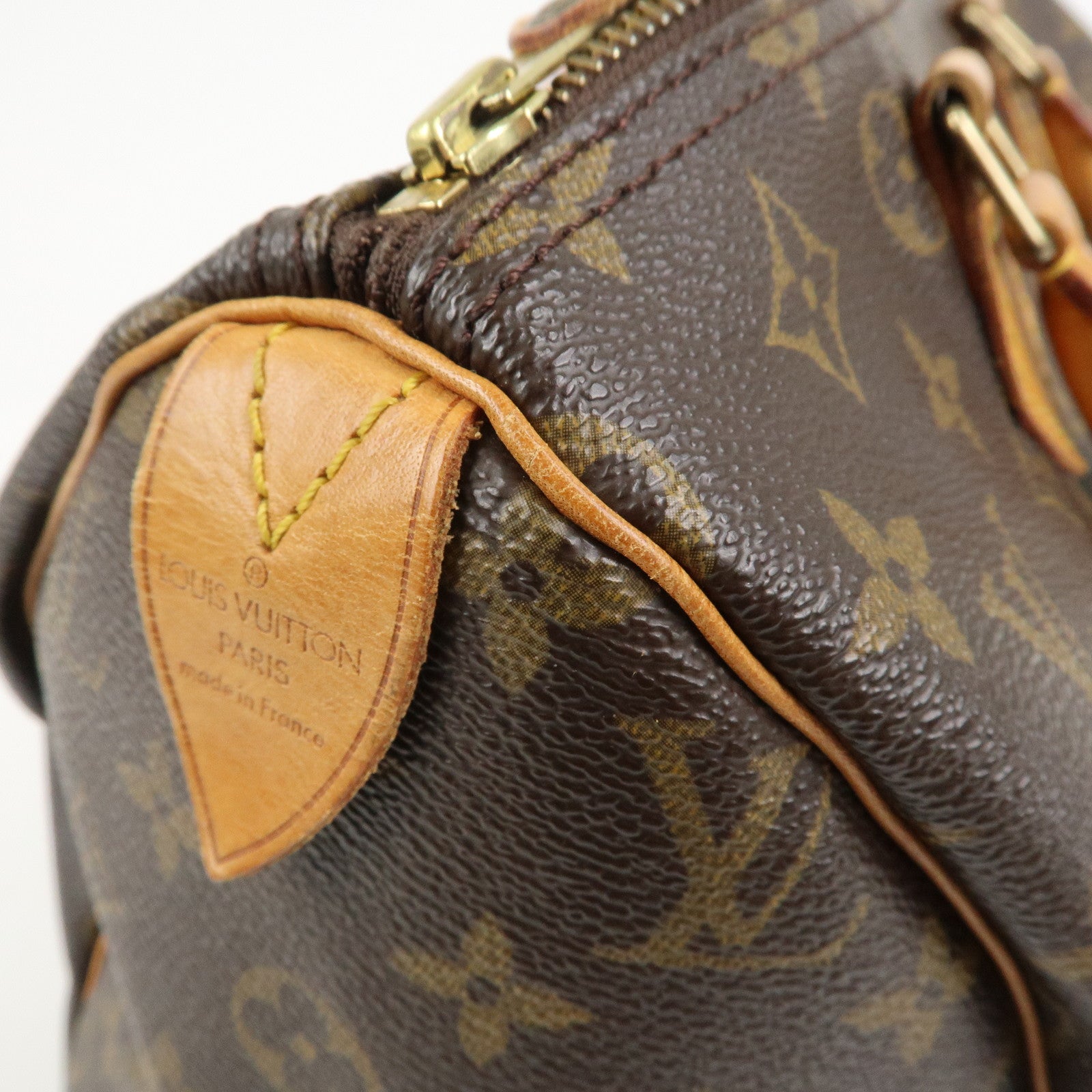 Louis Vuitton Monogram Speedy 30 Boston Bag Hand Bag Brown M41526