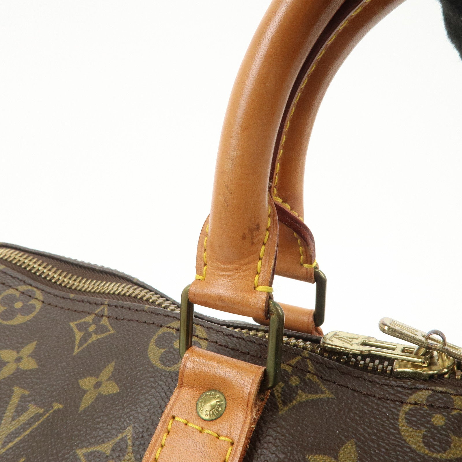 Louis Vuitton Monogram Keep All Bandouliere 45 Boston Bag M41418