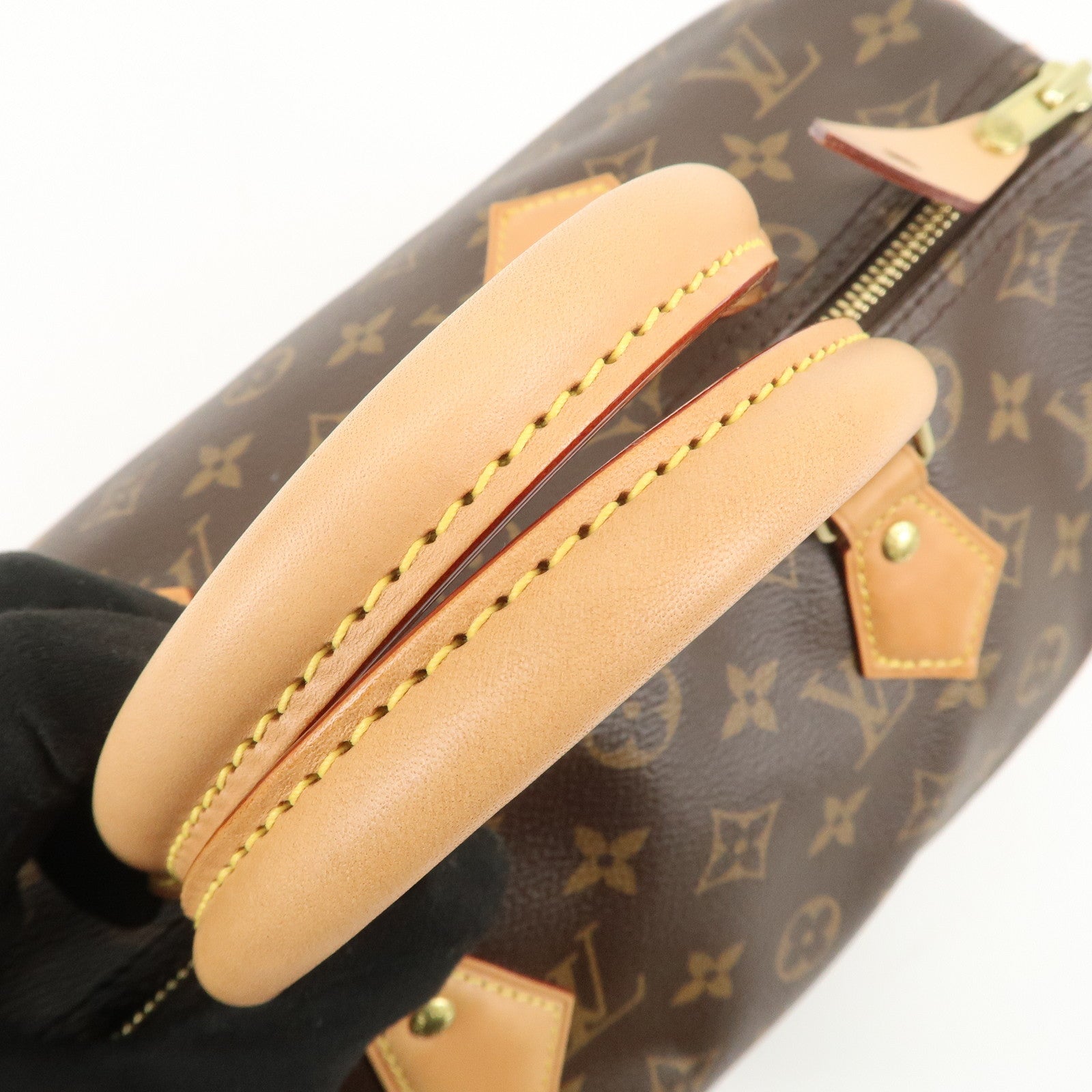 Louis Vuitton Monogram Speedy 30 Boston Bag Hand Bag Brown M41108