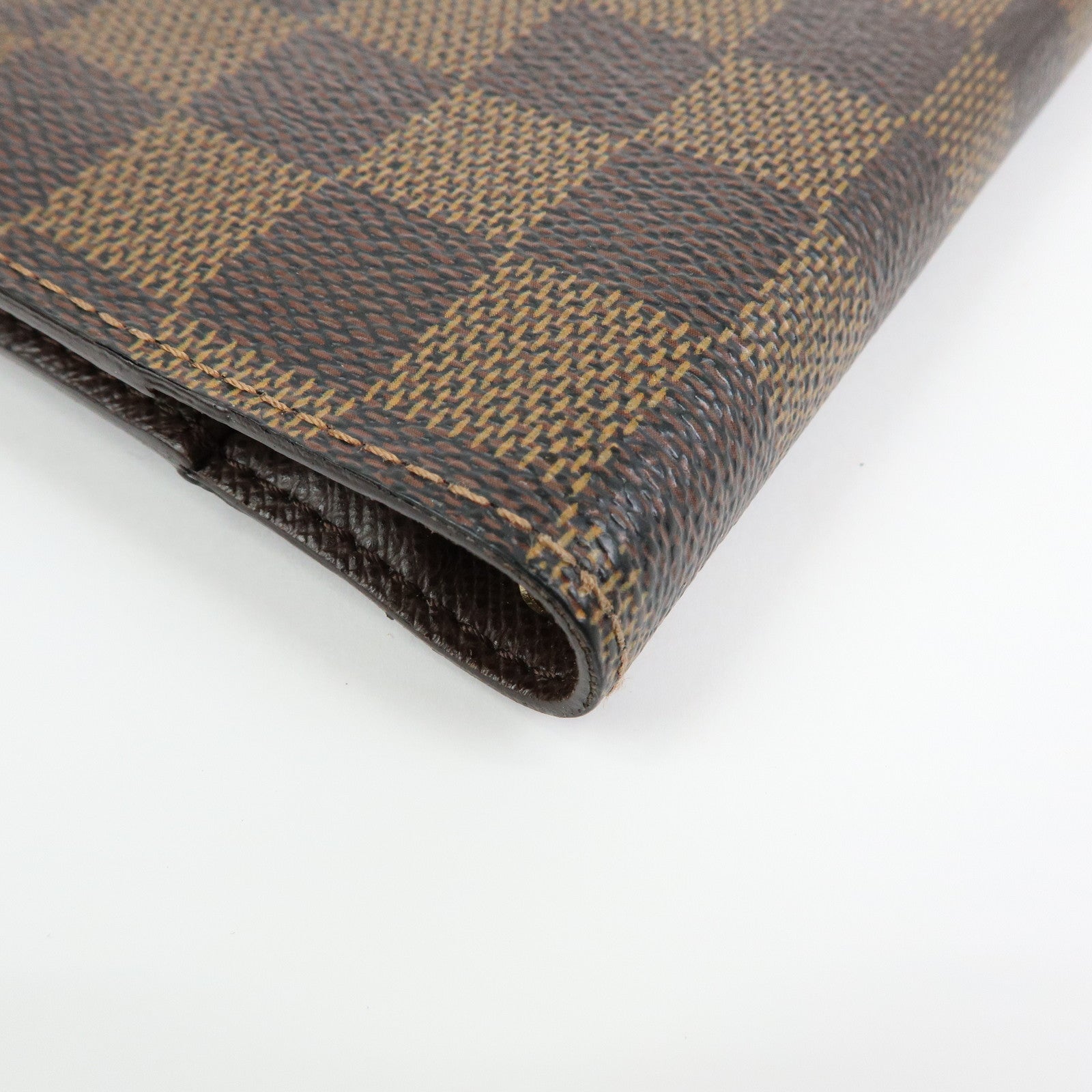 Louis Vuitton Damier Agenda PM Planner Cover Brown R20700