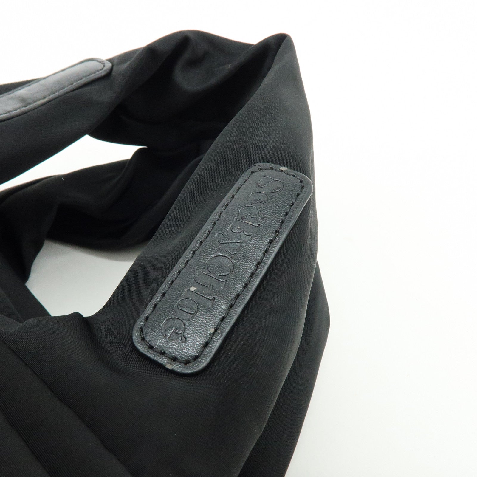 Chloe See by Chloe Nylon 2Way Bag Shoulder Bag Hand Bag Black