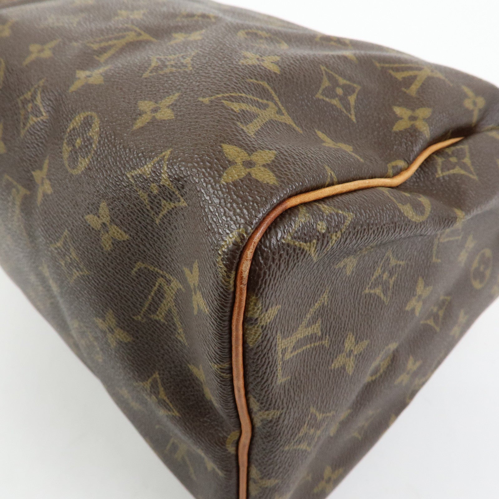 Louis Vuitton Monogram Speedy 30 Boston Bag Hand Bag Brown M41526