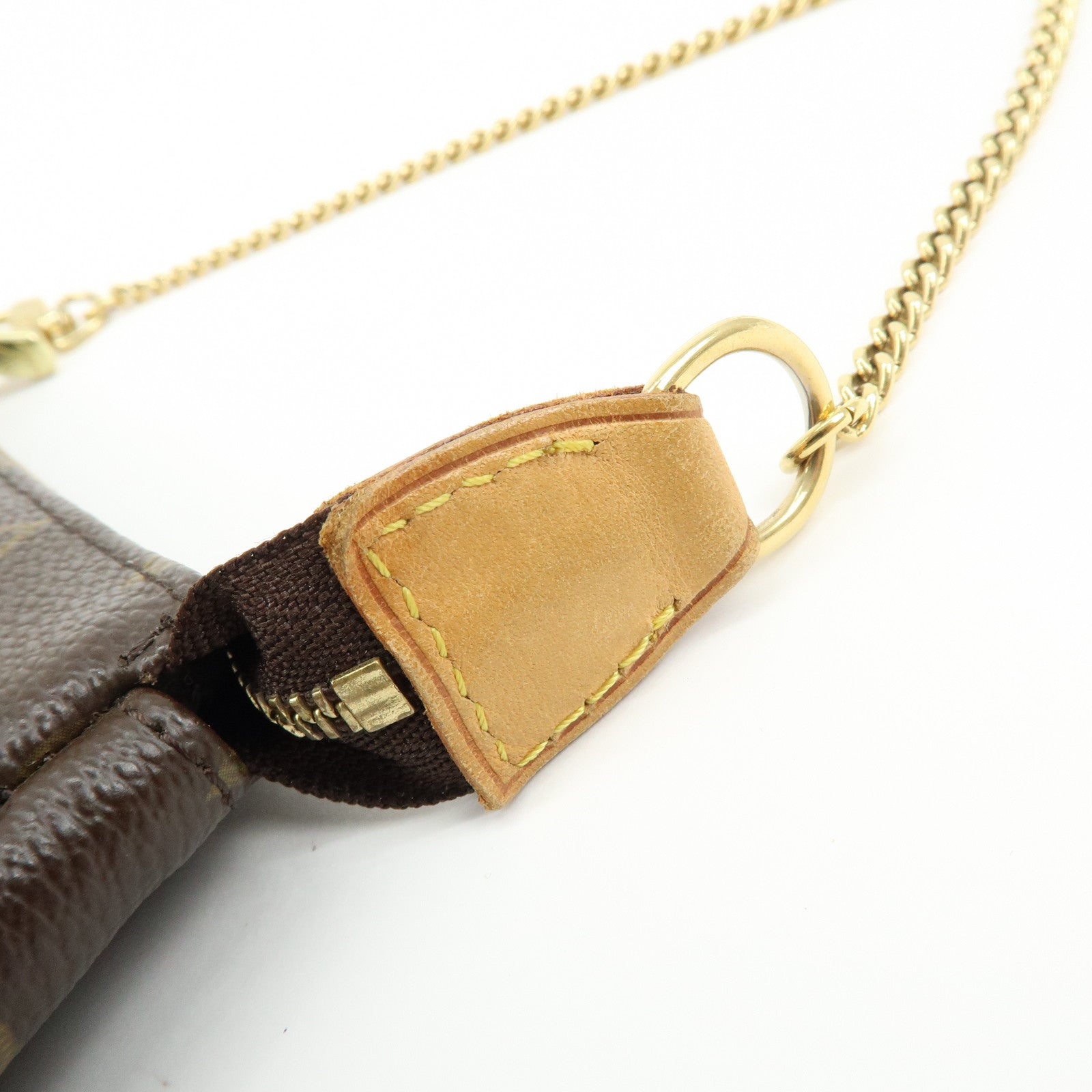Louis Vuitton Monogram Mini Pochette Accessoires Hand Bag M58009